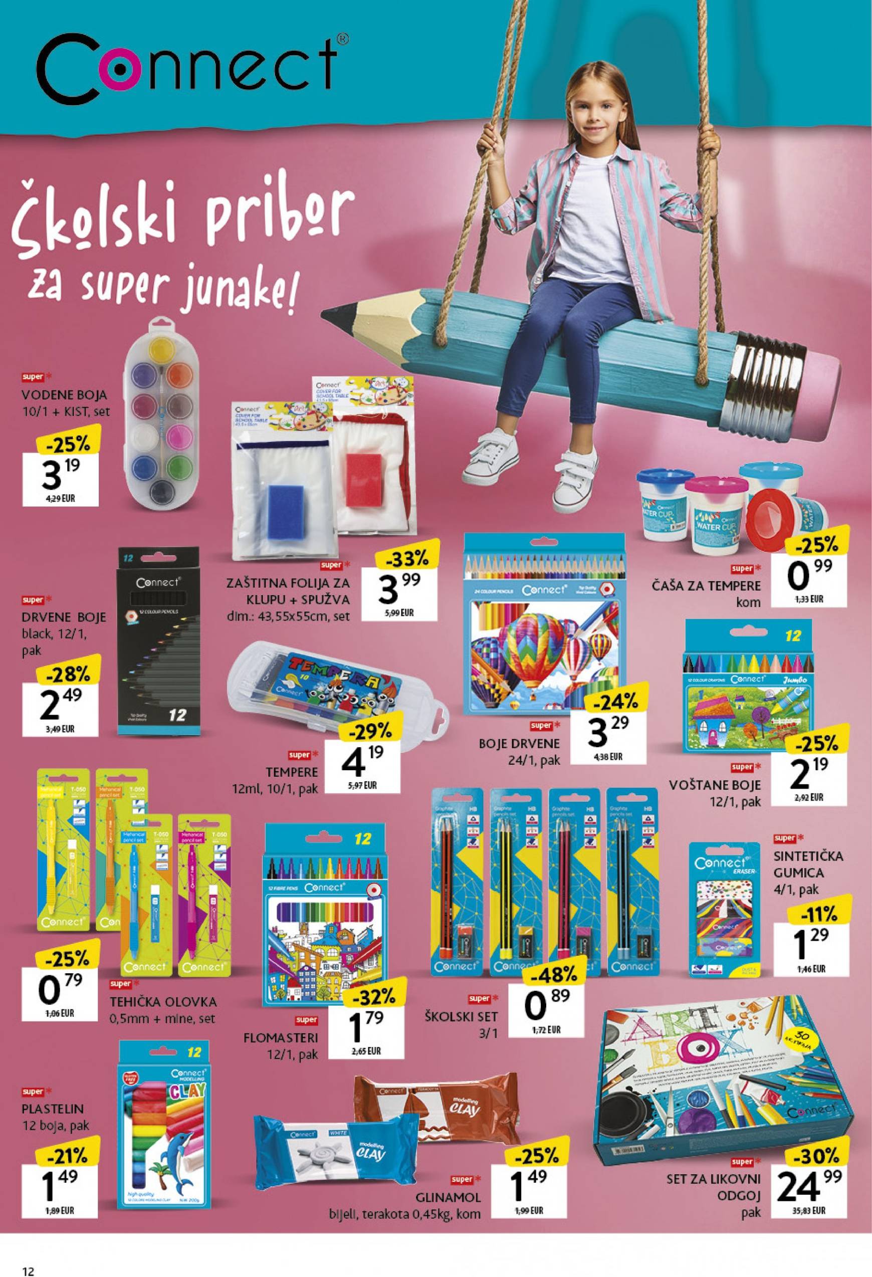 konzum - Novi katalog Konzum - Katalog škola 19.08. - 22.09. - page: 12