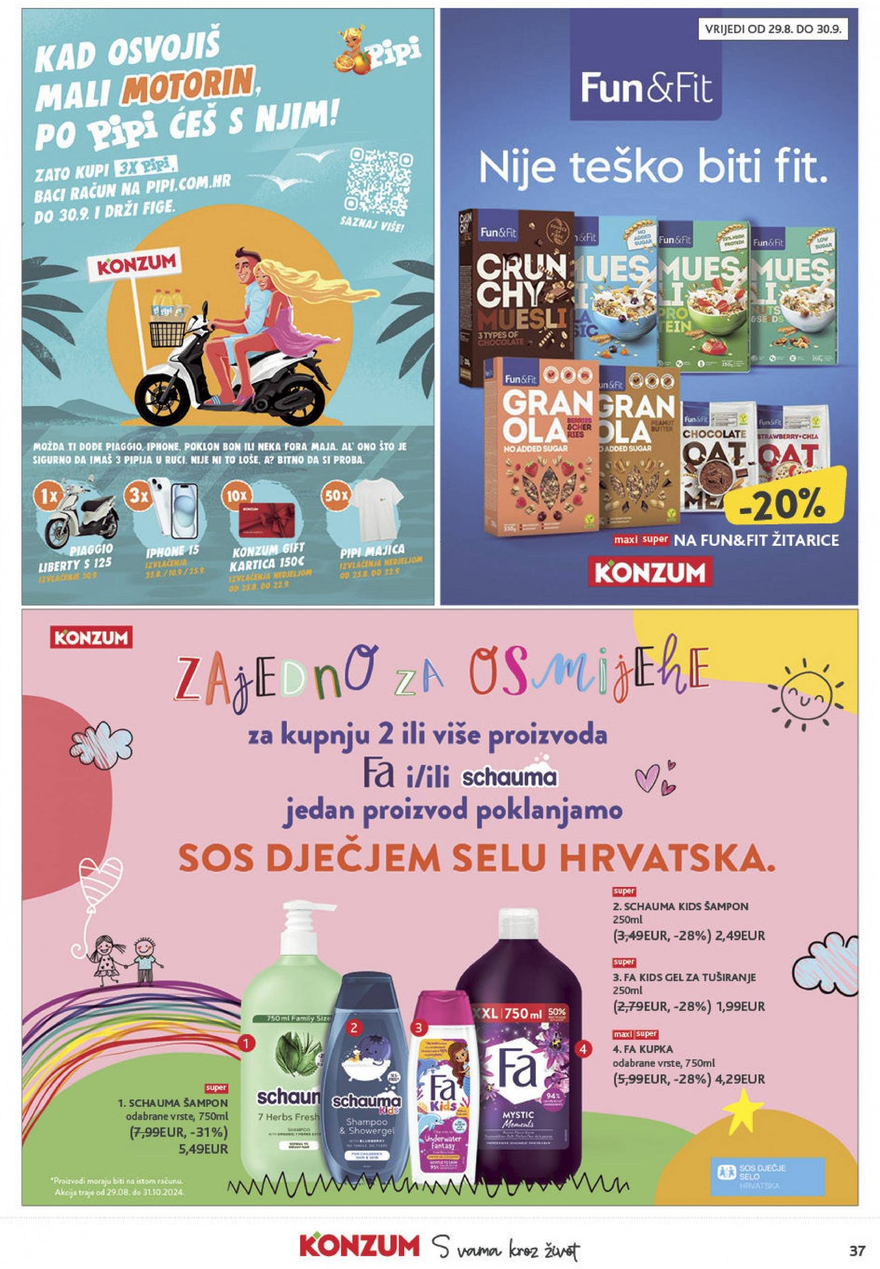 konzum - Novi katalog Konzum 29.08. - 04.09. - page: 37