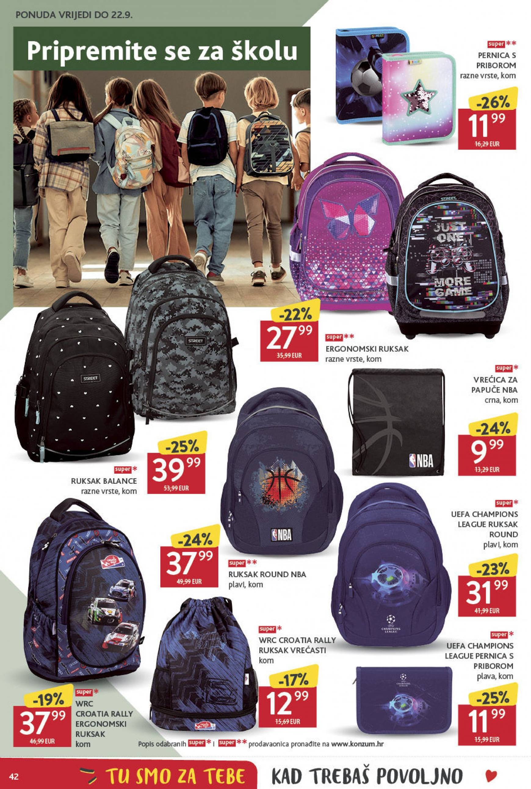 konzum - Novi katalog Konzum 29.08. - 04.09. - page: 42