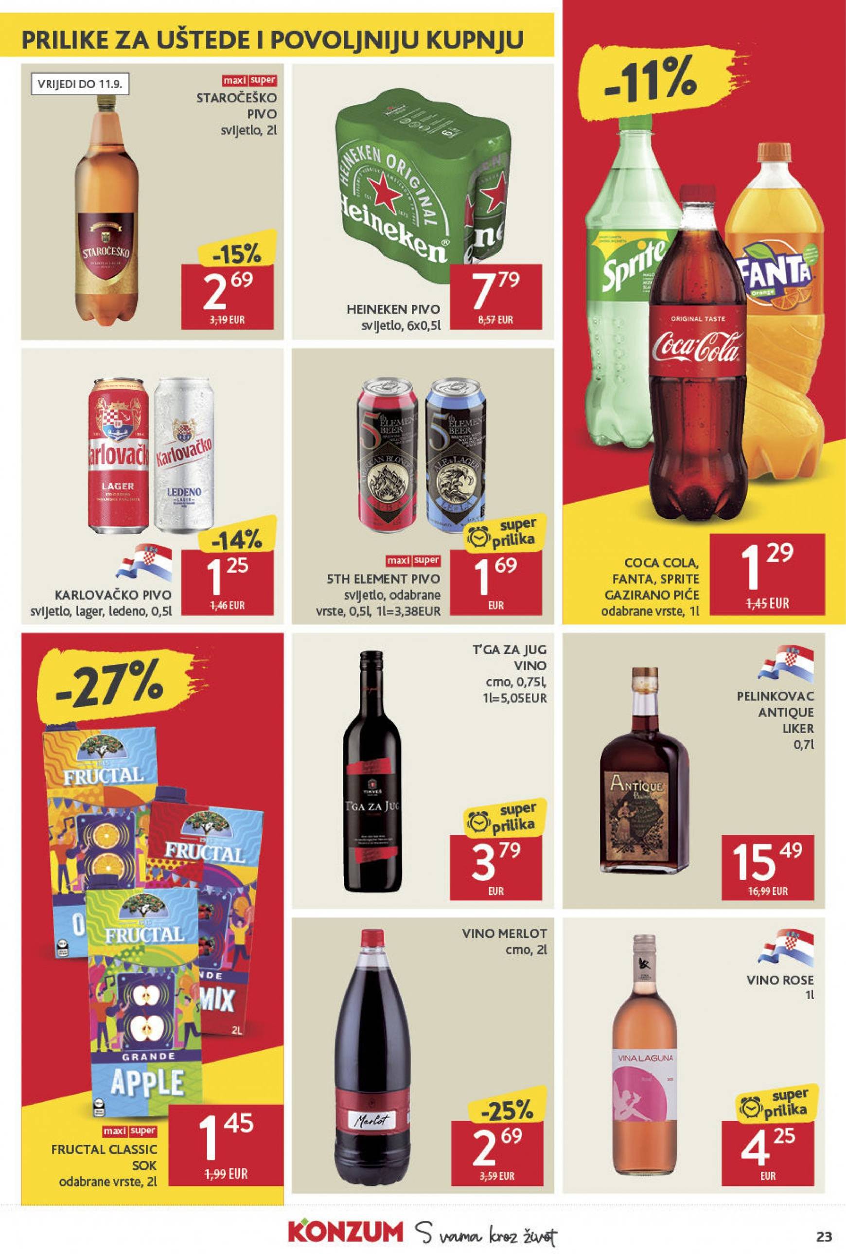 konzum - Novi katalog Konzum 29.08. - 04.09. - page: 23