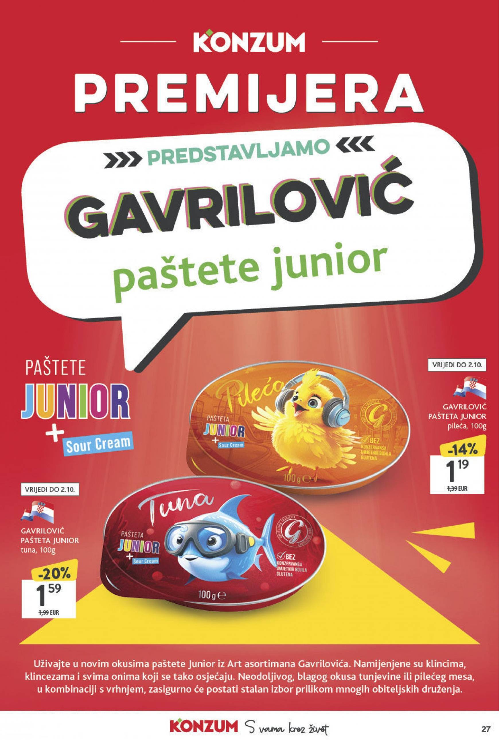 konzum - Novi katalog Konzum 05.09. - 11.09. - page: 27