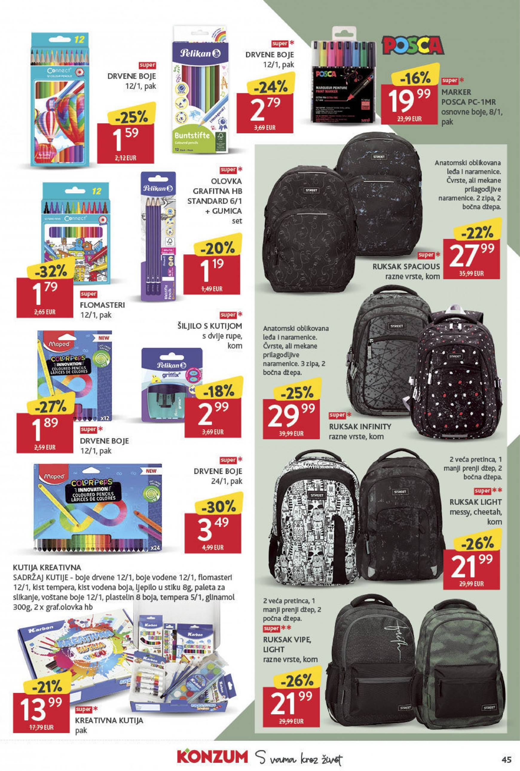 konzum - Novi katalog Konzum 05.09. - 11.09. - page: 45