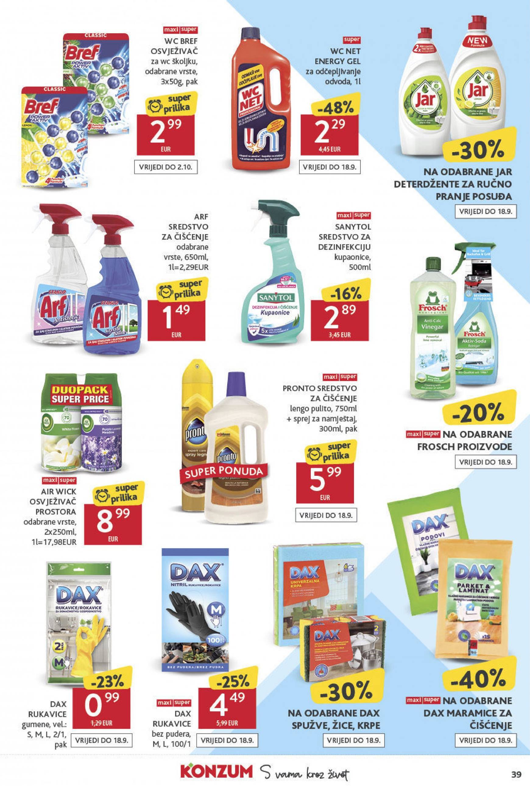 konzum - Novi katalog Konzum 05.09. - 11.09. - page: 39