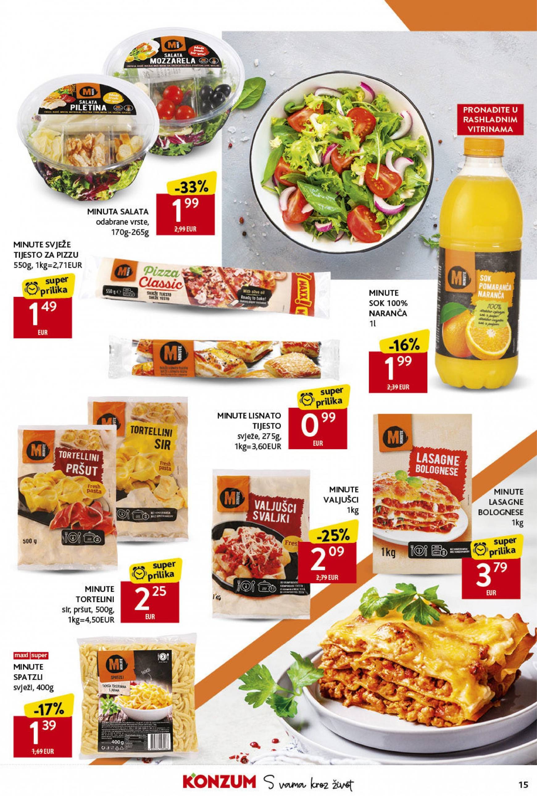 konzum - Novi katalog Konzum 19.09. - 25.09. - page: 15