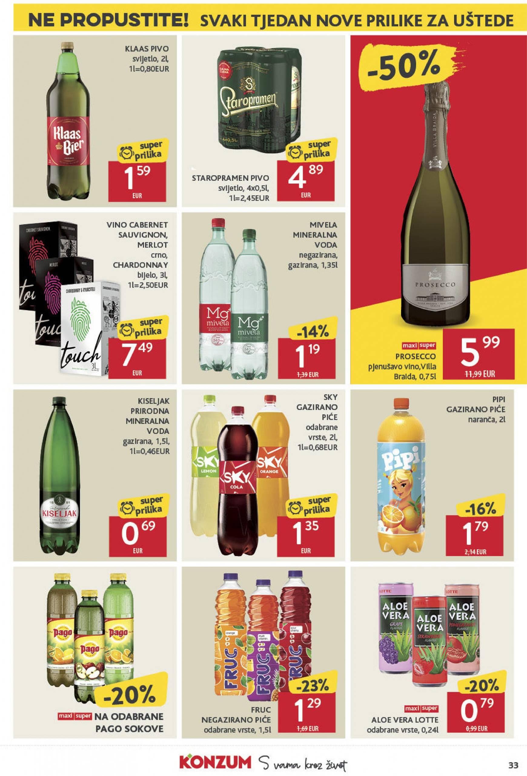 konzum - Novi katalog Konzum 19.09. - 25.09. - page: 33