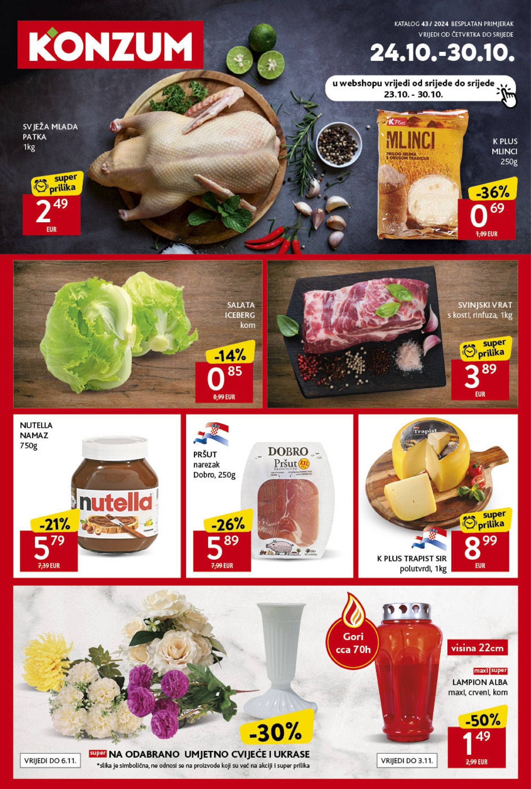 konzum - Konzum katalog vrijedi od 24.10. do 30.10.