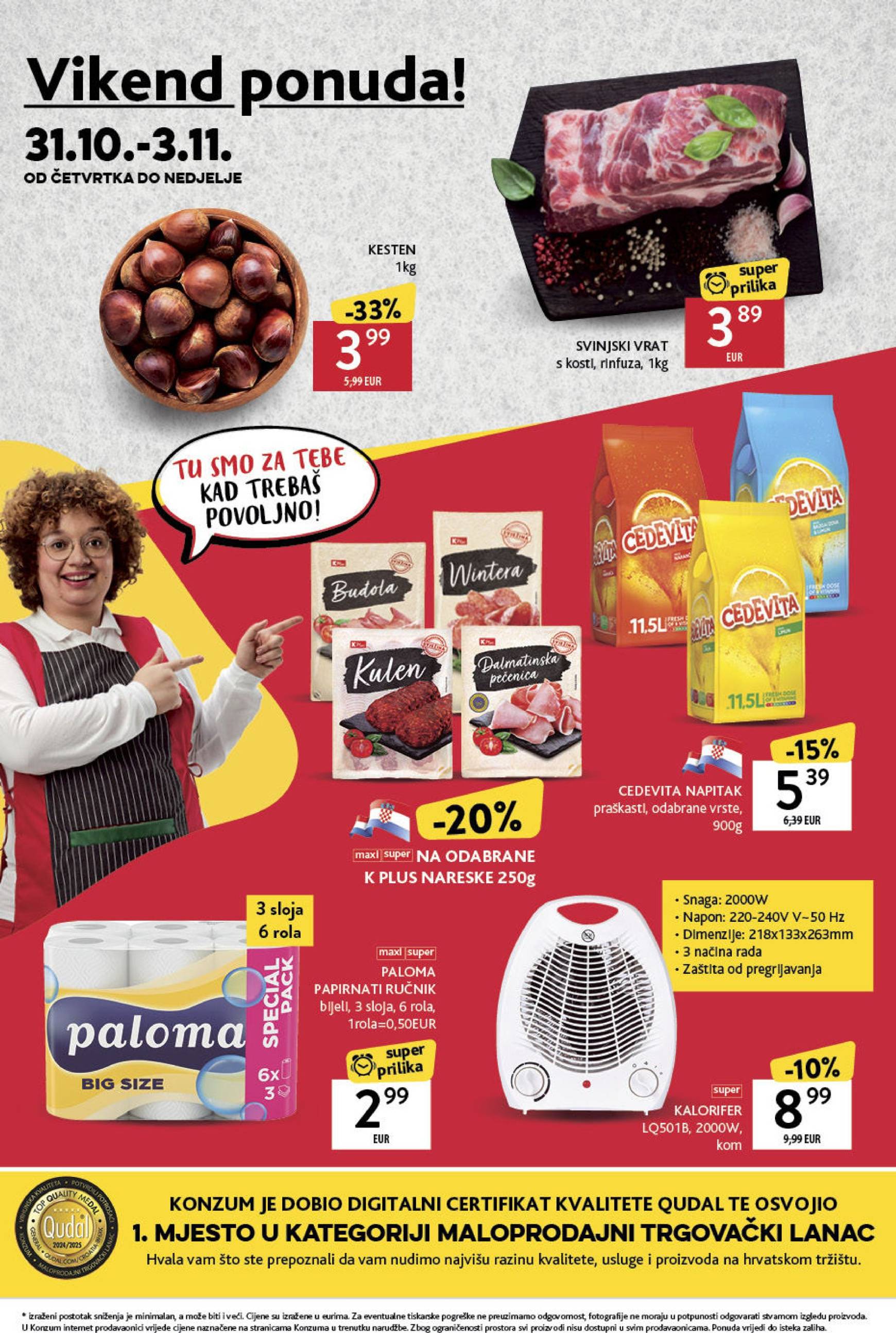 konzum - Konzum katalog vrijedi od 31.10. do 06.11. - page: 43