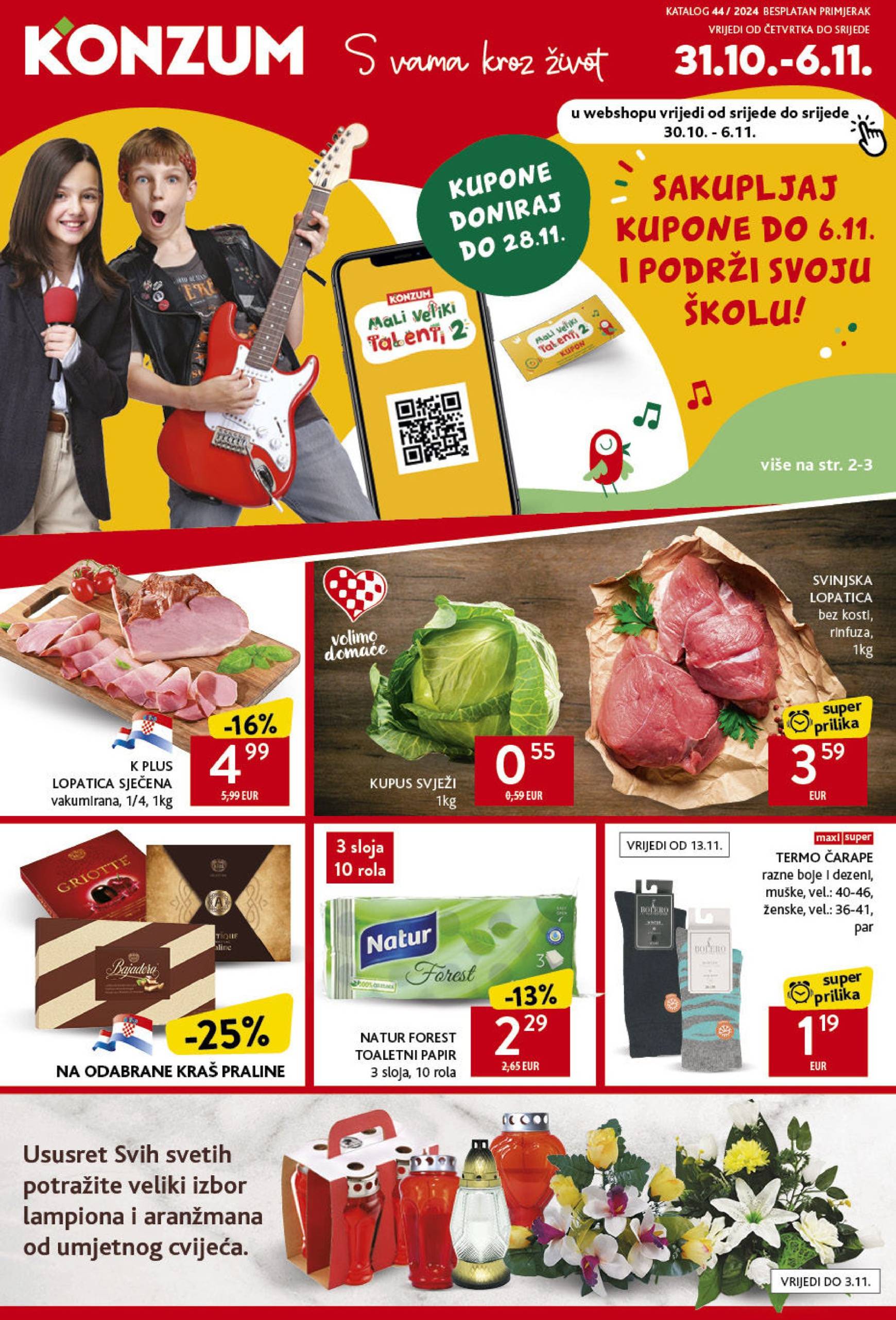 konzum - Konzum katalog vrijedi od 31.10. do 06.11.