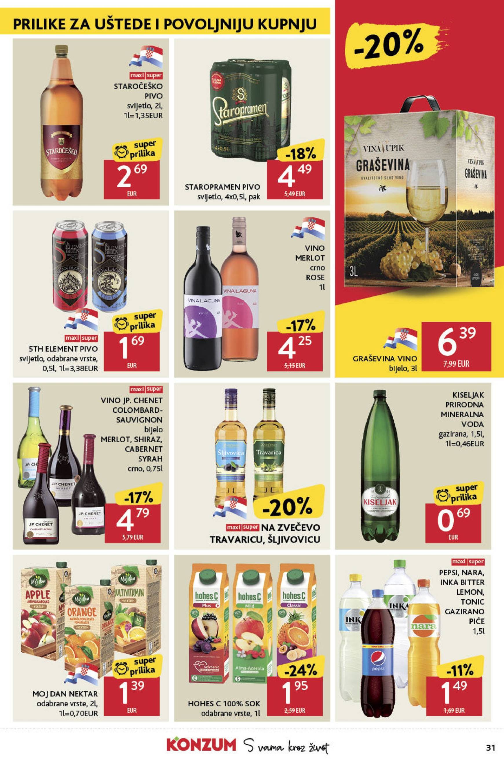 konzum - Konzum katalog vrijedi od 31.10. do 06.11. - page: 31