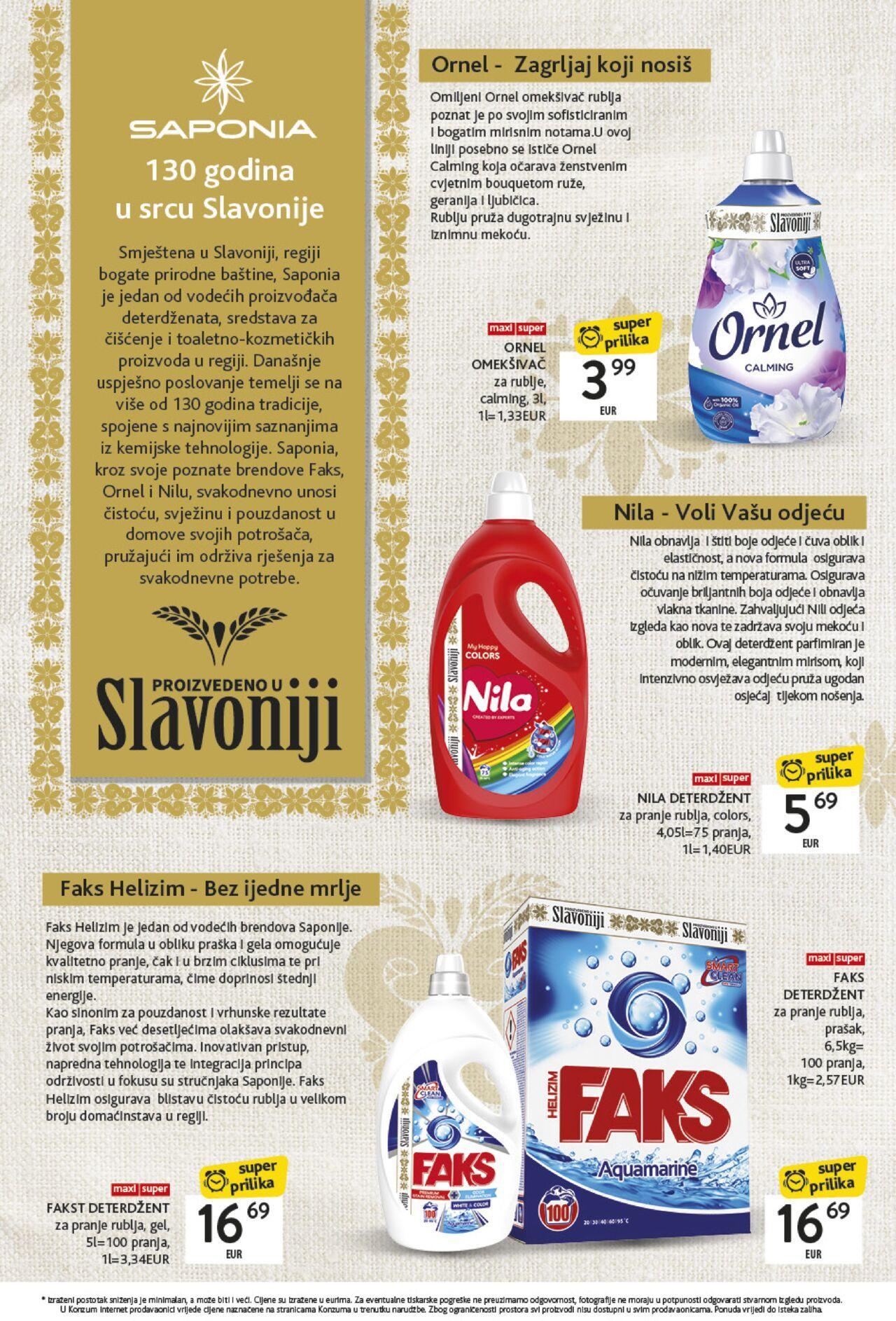 konzum - Najbolje iz Slavonije Konzum novi 28.10.2024 - 24.11.2024 - page: 16