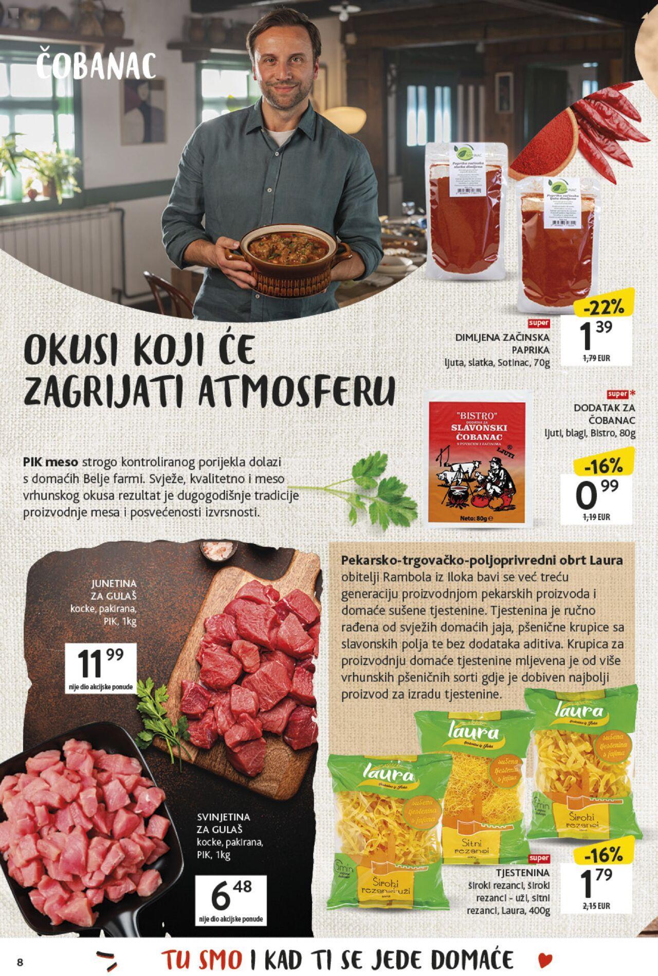 konzum - Najbolje iz Slavonije Konzum novi 28.10.2024 - 24.11.2024 - page: 8