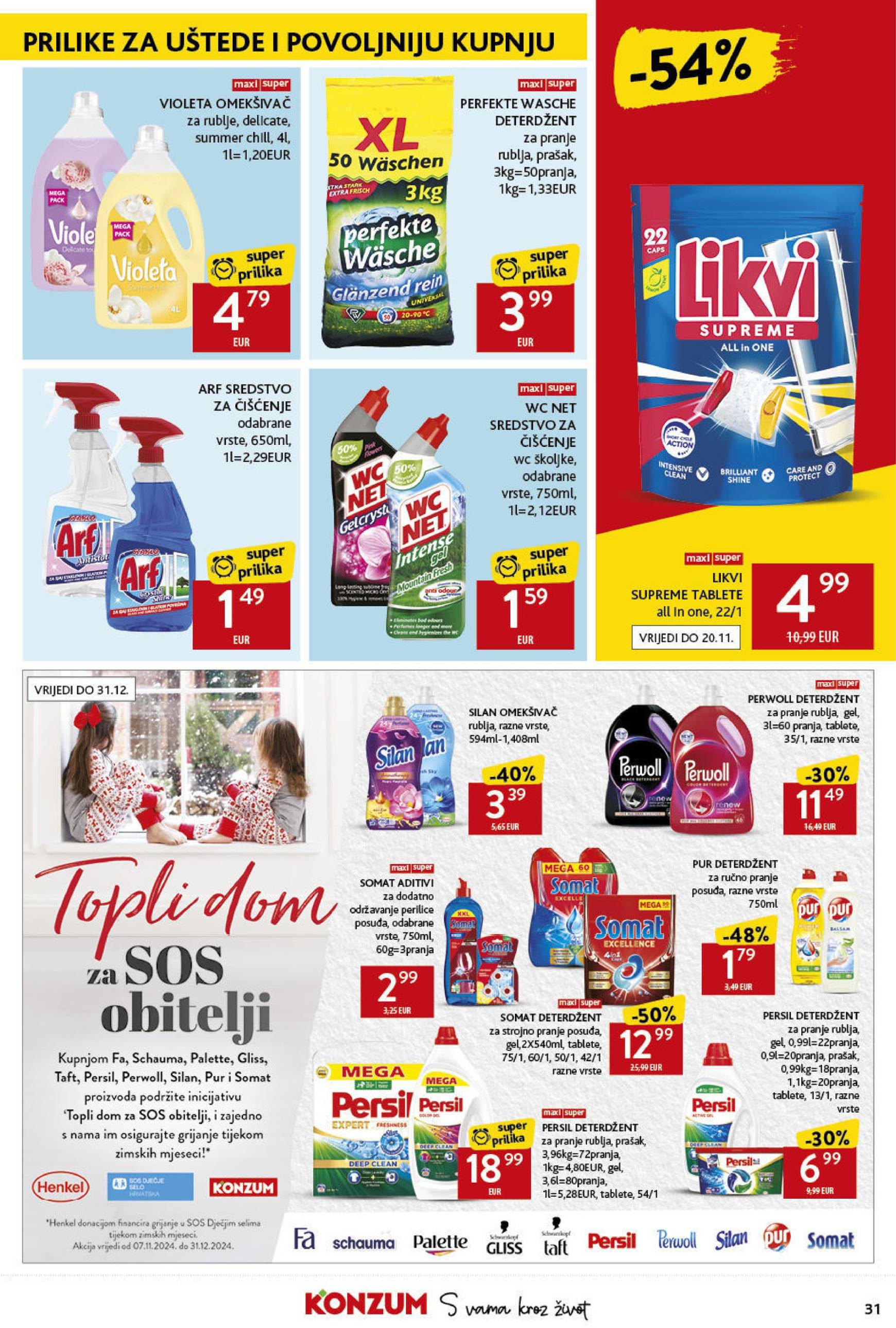 konzum - Konzum katalog vrijedi od 07.11. do 13.11. - page: 31