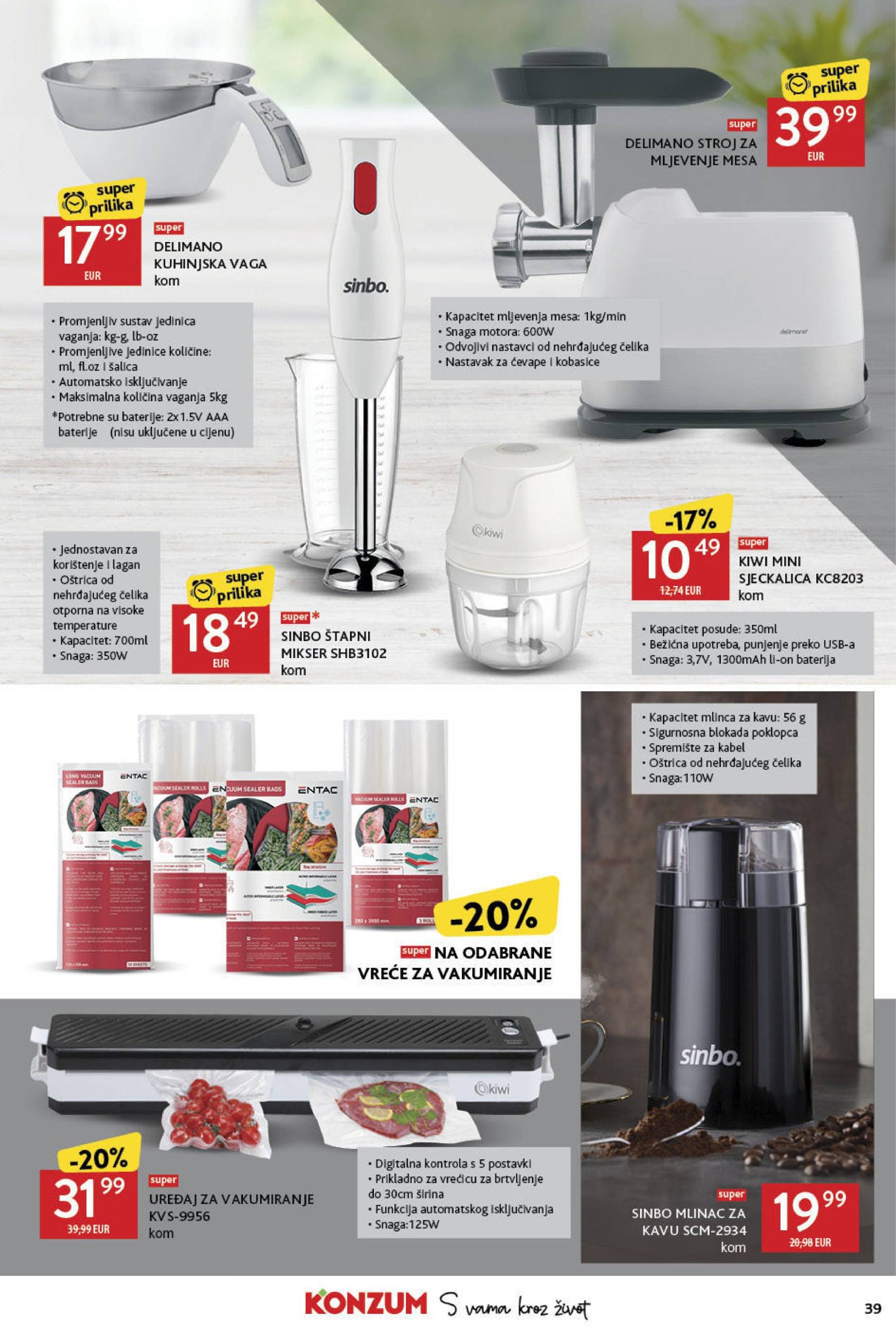 konzum - Konzum katalog vrijedi od 07.11. do 13.11. - page: 39