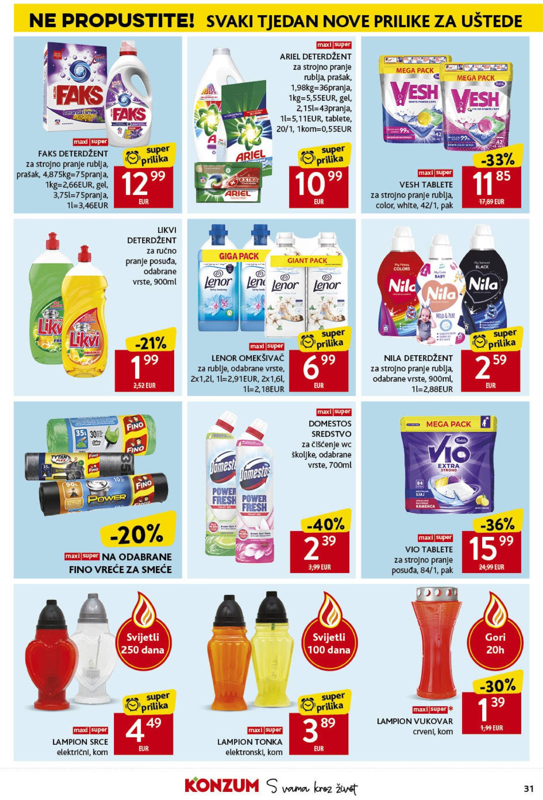 konzum - Konzum katalog vrijedi od 14.11. do 20.11. - page: 31