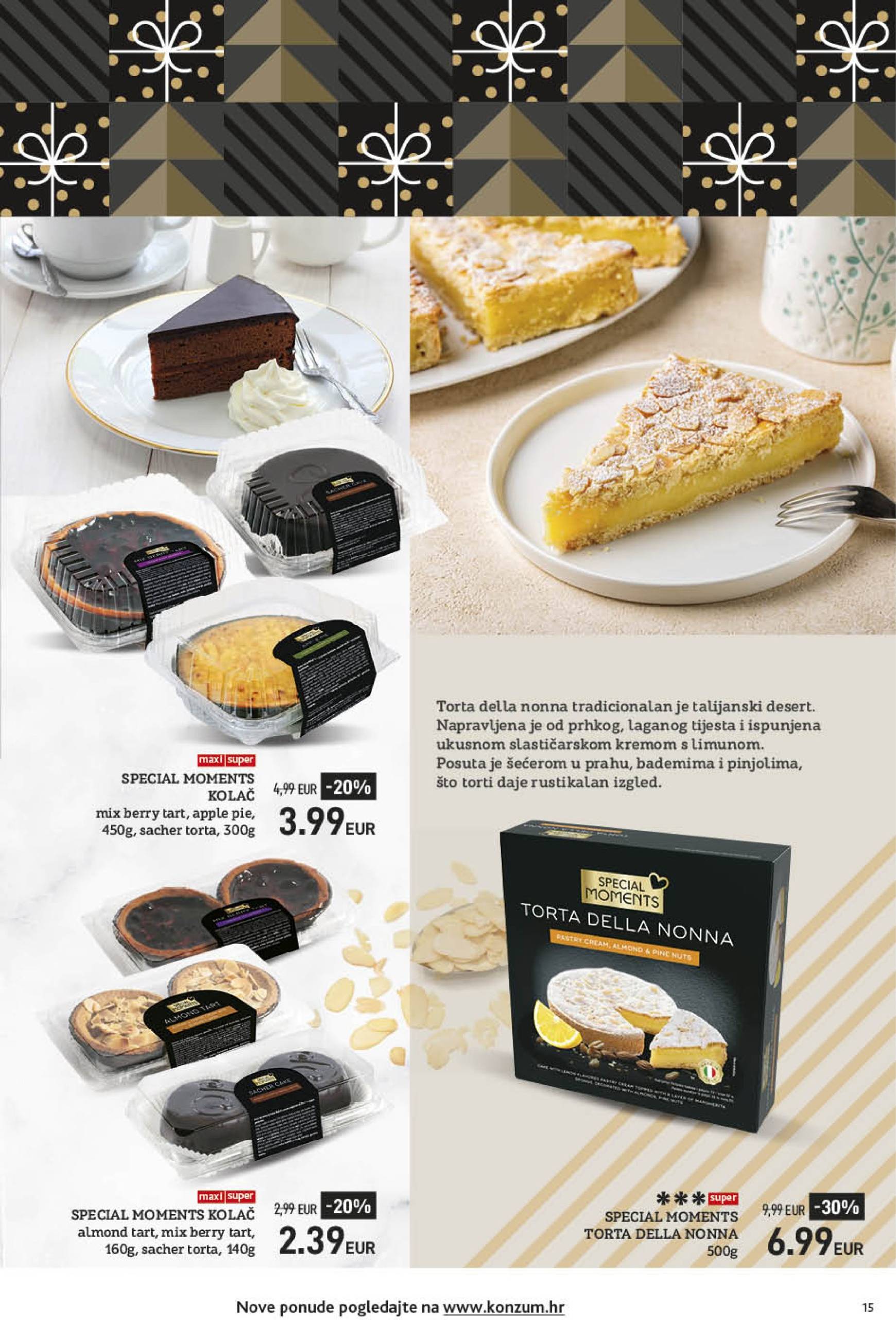 konzum - Konzum - Katalog Special Moments katalog vrijedi od 11.11. do 01.12. - page: 15