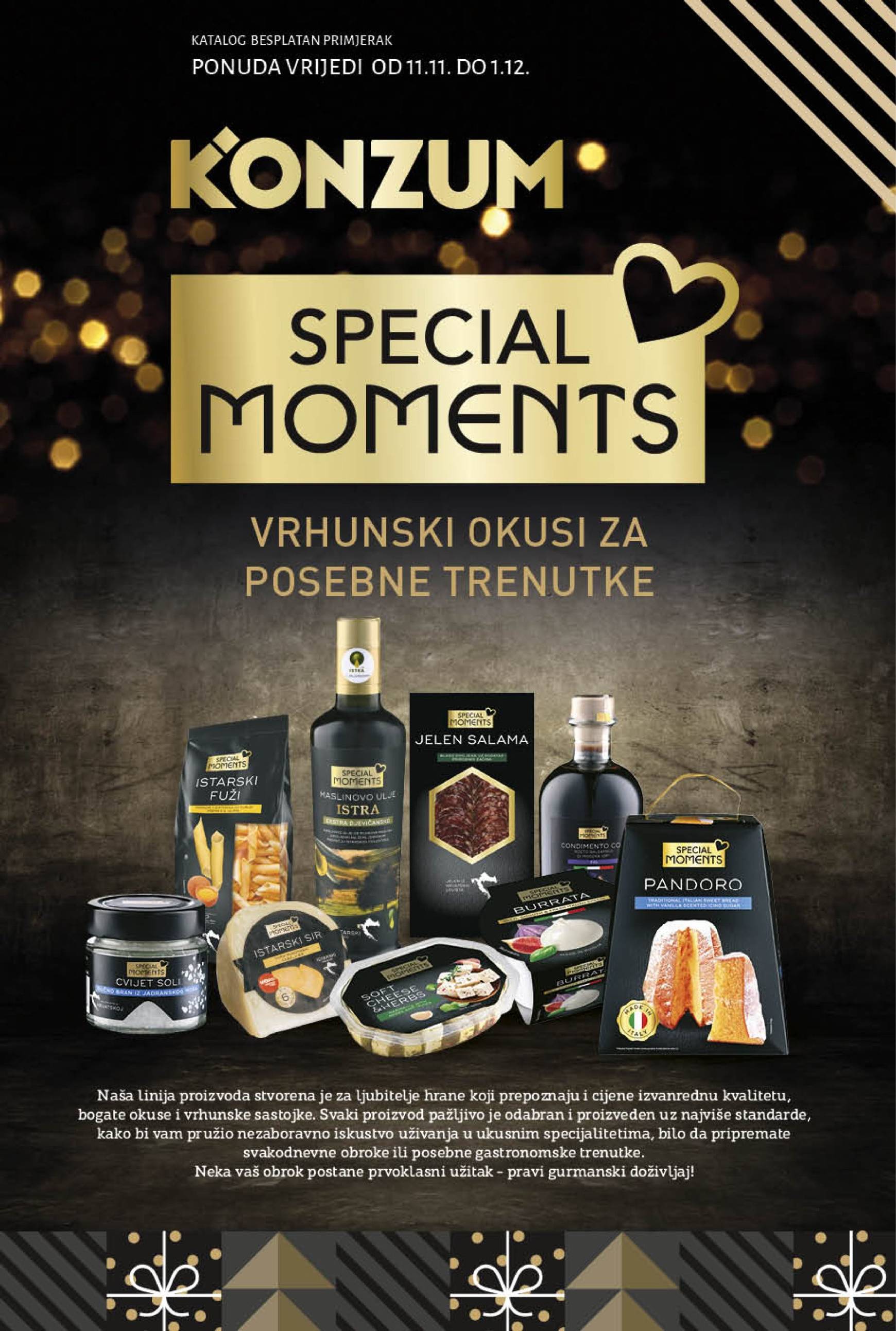 konzum - Konzum - Katalog Special Moments katalog vrijedi od 11.11. do 01.12.