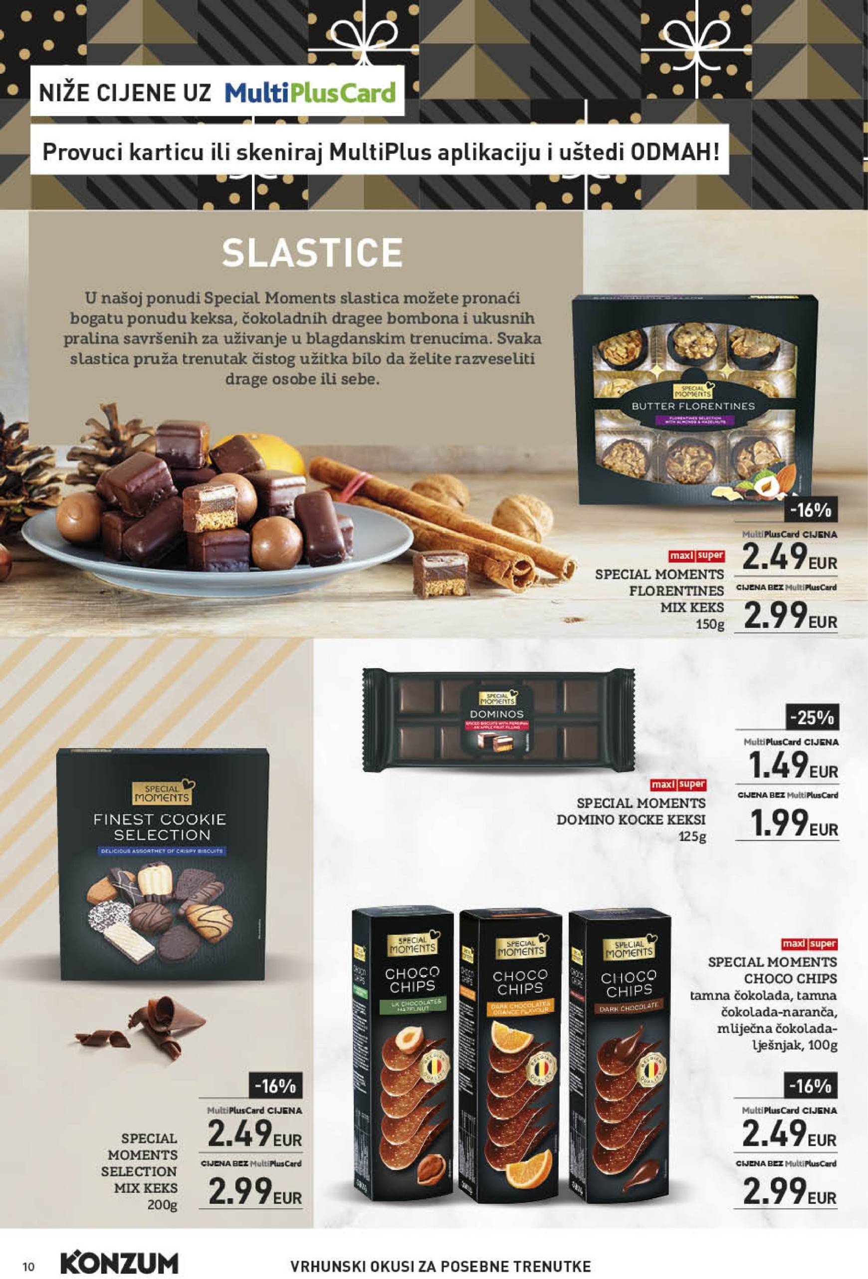 konzum - Konzum - Katalog Special Moments katalog vrijedi od 11.11. do 01.12. - page: 10