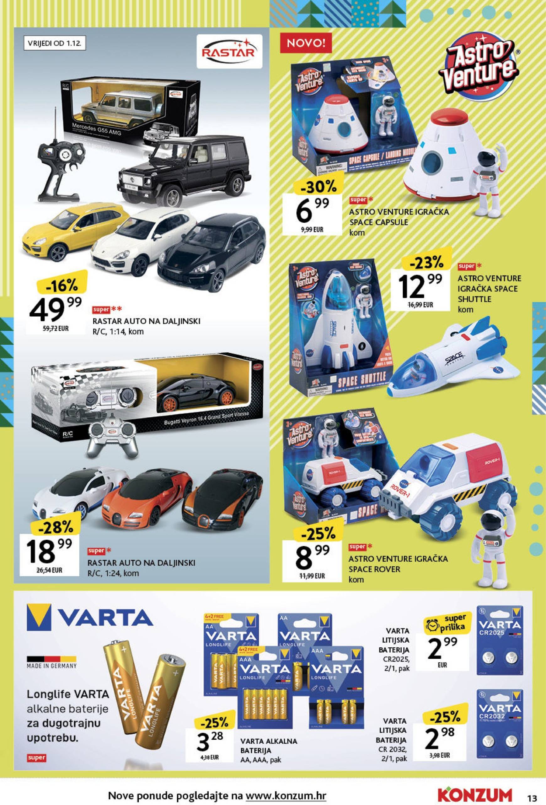 konzum - Konzum - Katalog Čaroban svijet dječje igre katalog vrijedi od 19.11. do 31.12. - page: 13