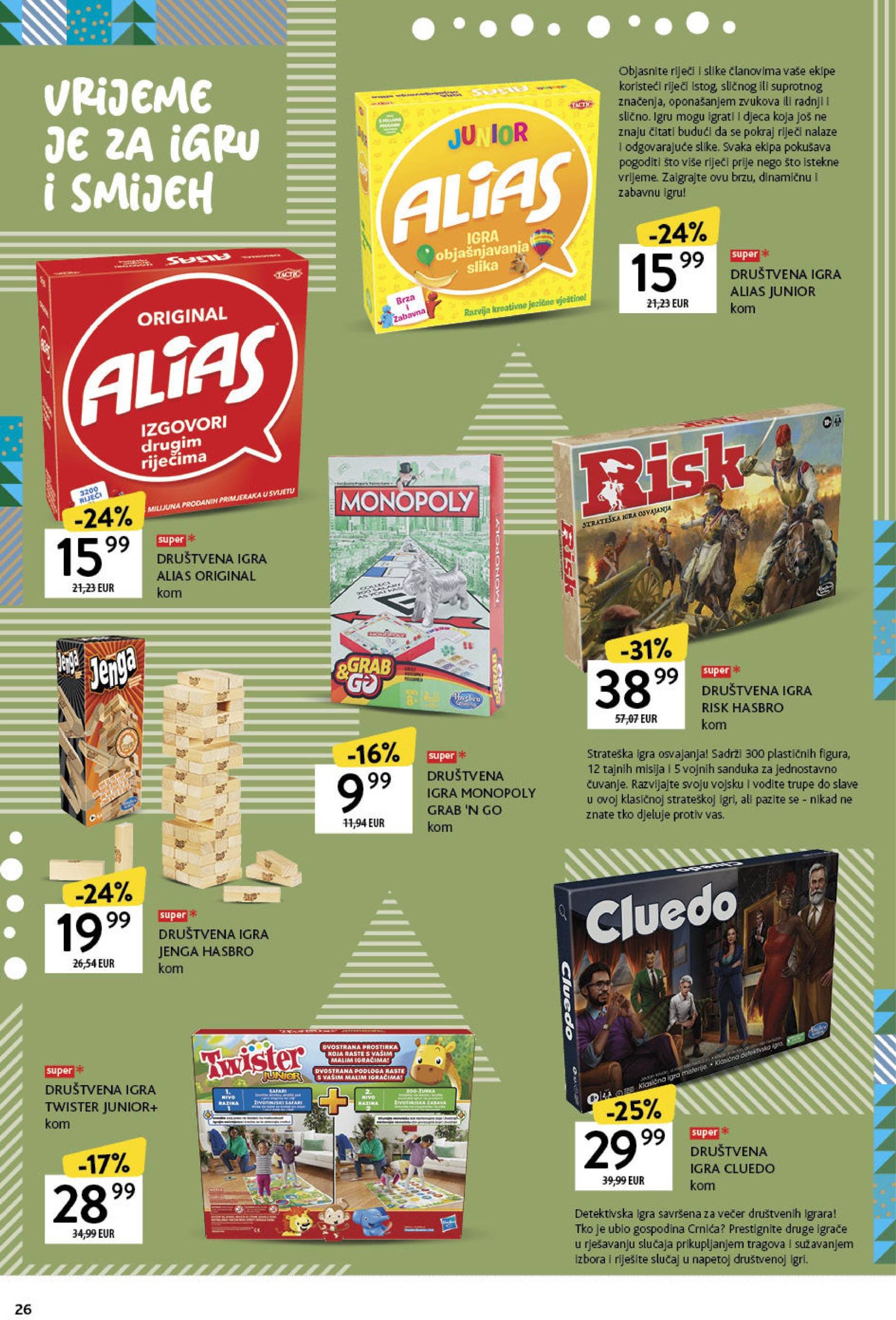 konzum - Konzum - Katalog Čaroban svijet dječje igre katalog vrijedi od 19.11. do 31.12. - page: 26