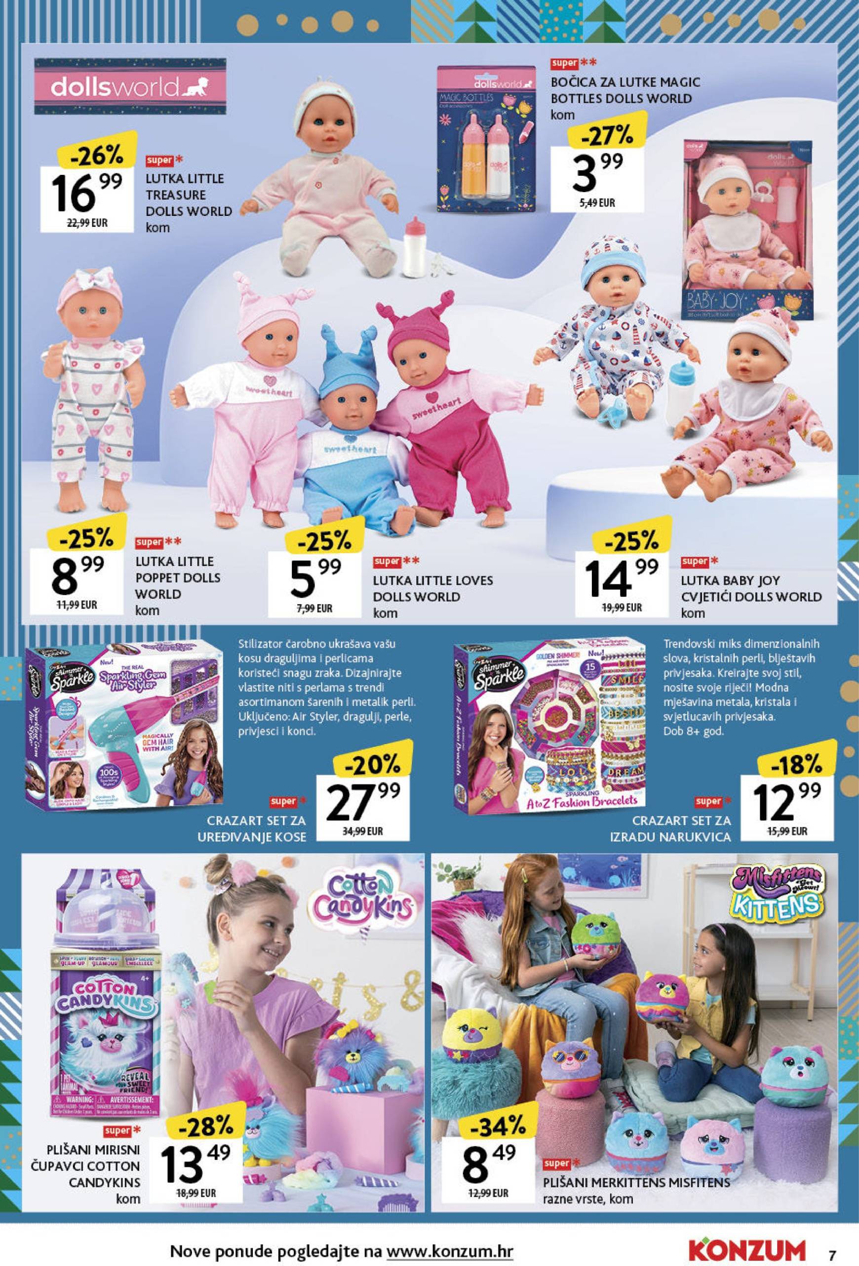 konzum - Konzum - Katalog Čaroban svijet dječje igre katalog vrijedi od 19.11. do 31.12. - page: 7