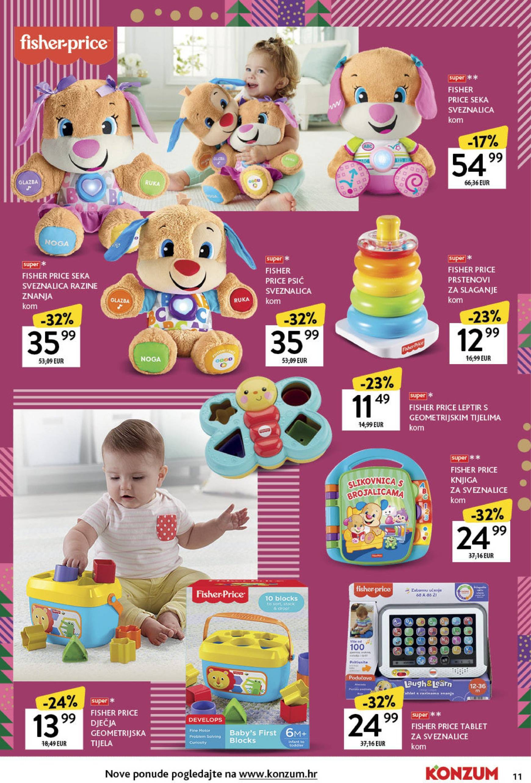 konzum - Konzum - Katalog Čaroban svijet dječje igre katalog vrijedi od 19.11. do 31.12. - page: 11