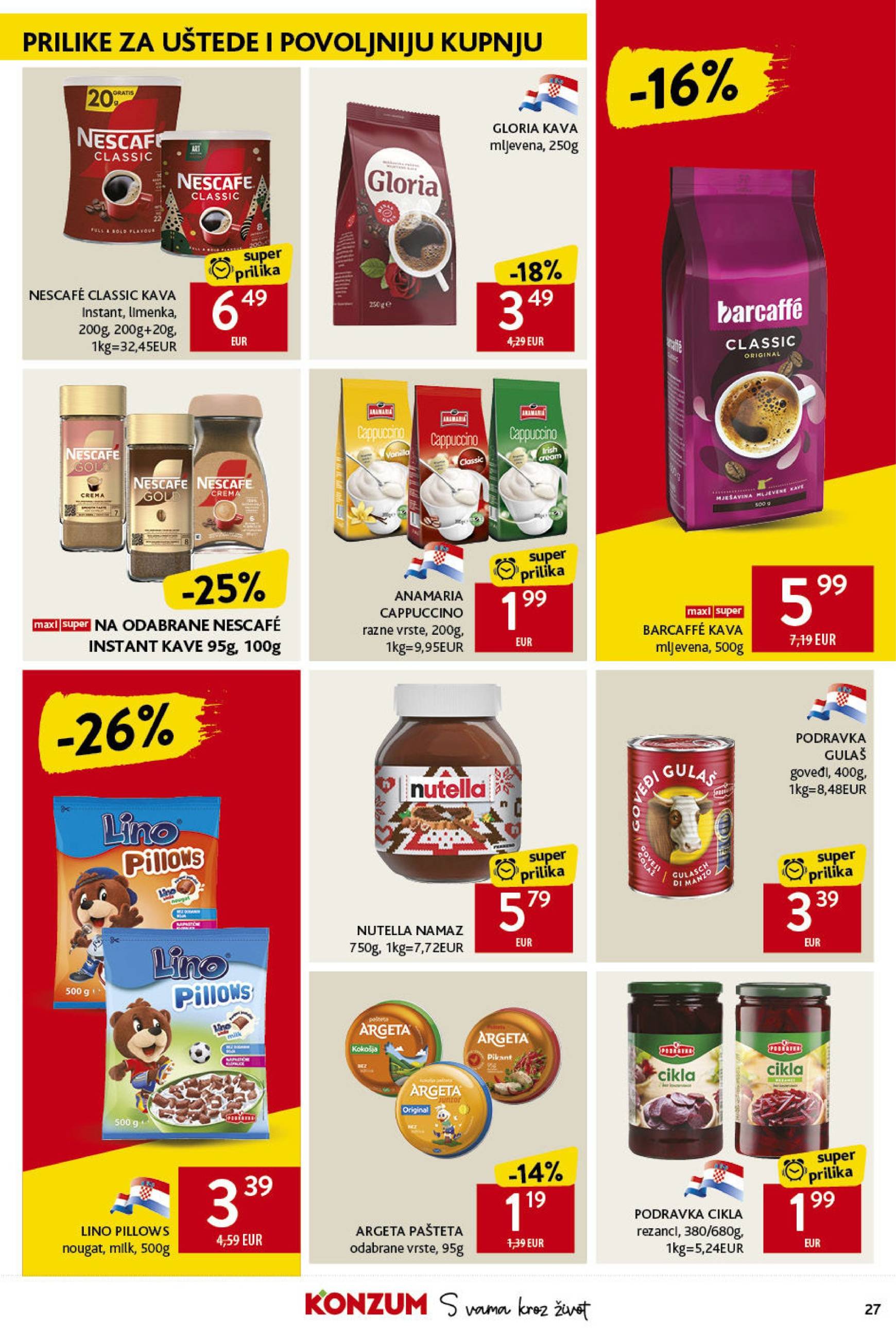 konzum - Konzum katalog vrijedi od 21.11. do 27.11. - page: 27