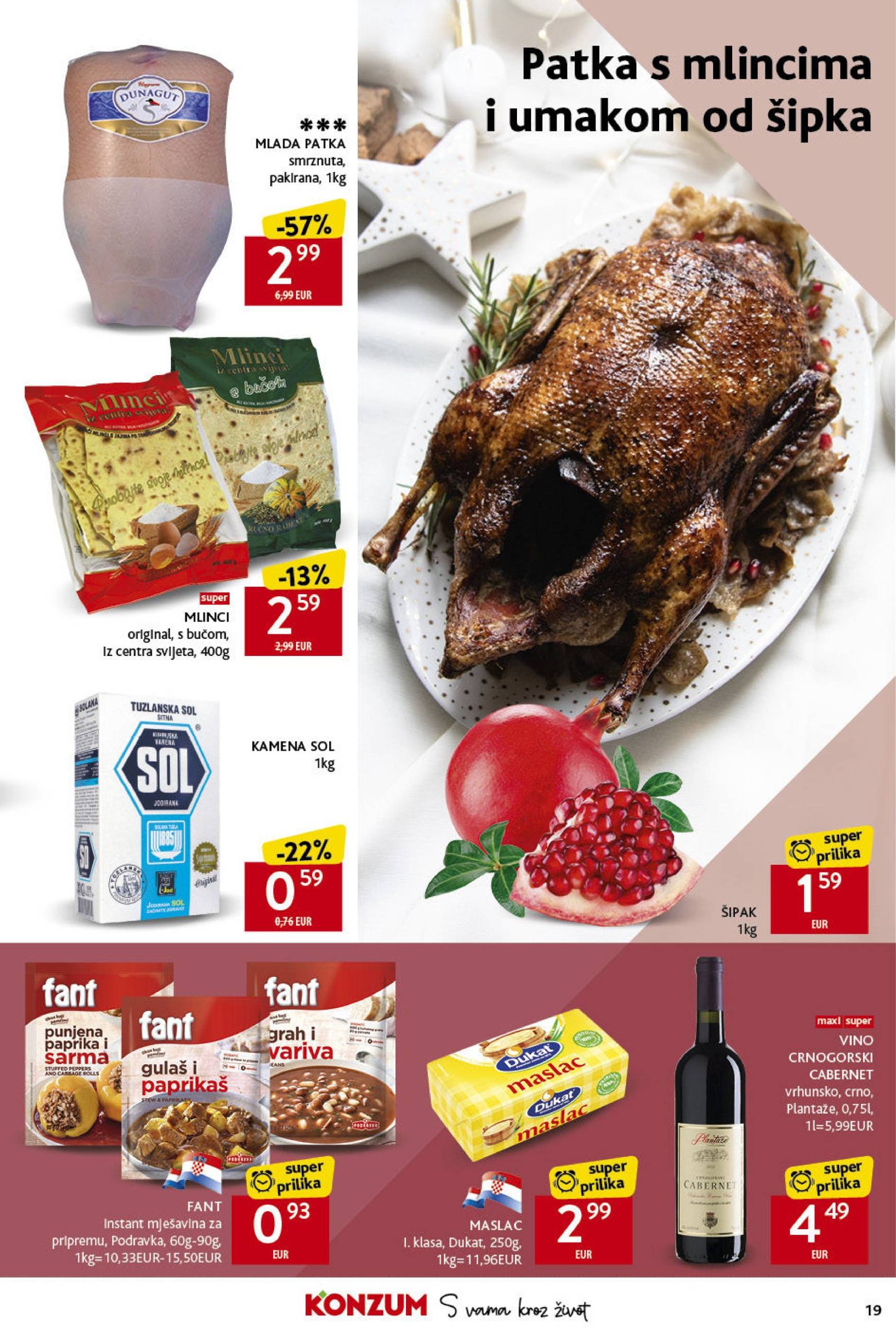 konzum - Konzum katalog vrijedi od 21.11. do 27.11. - page: 19