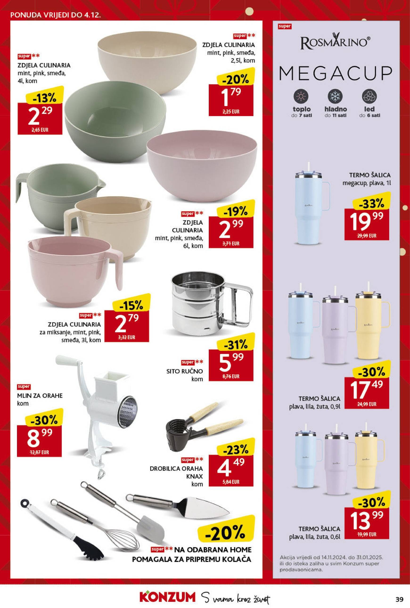 konzum - Konzum katalog vrijedi od 21.11. do 27.11. - page: 39