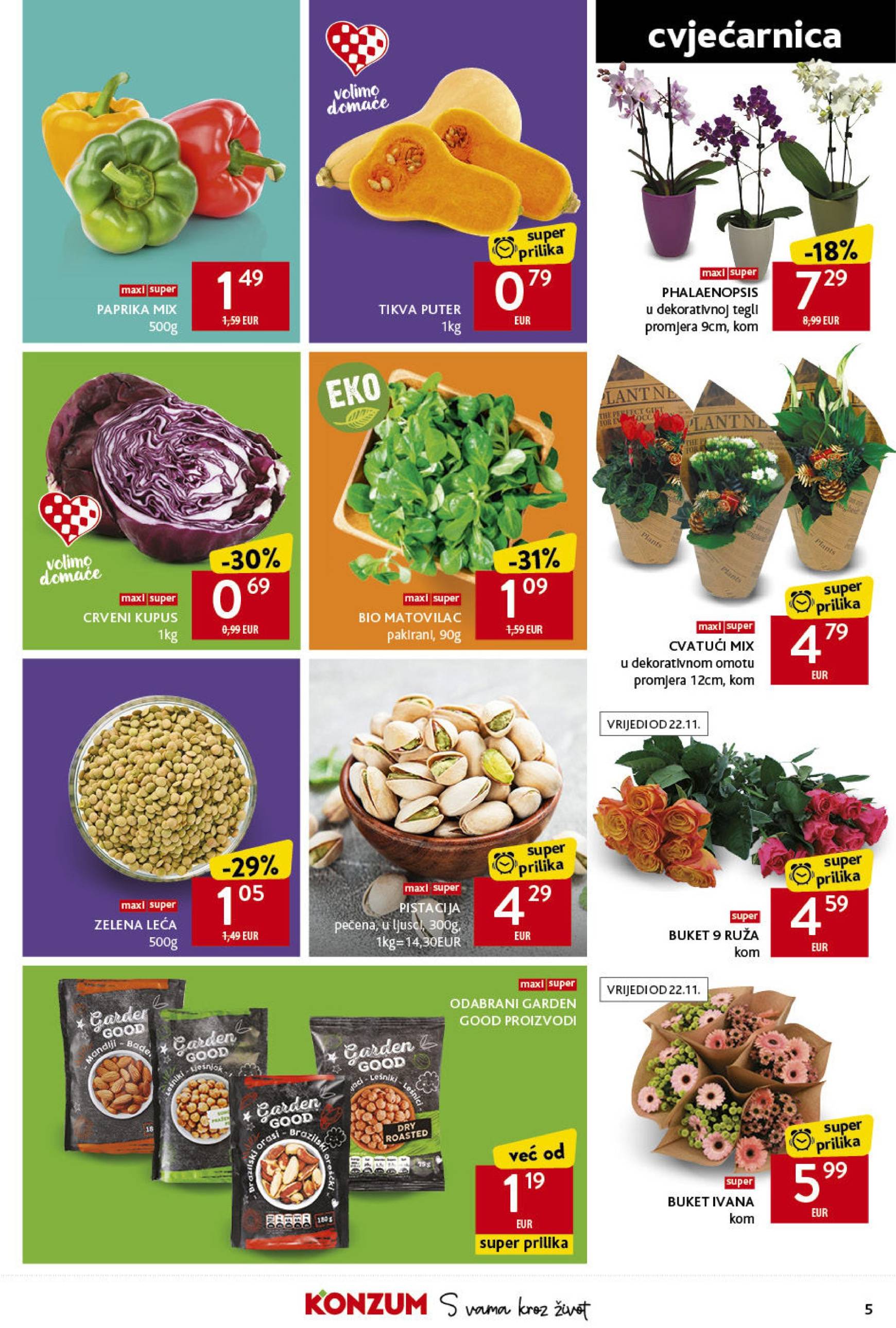 konzum - Konzum katalog vrijedi od 21.11. do 27.11. - page: 5