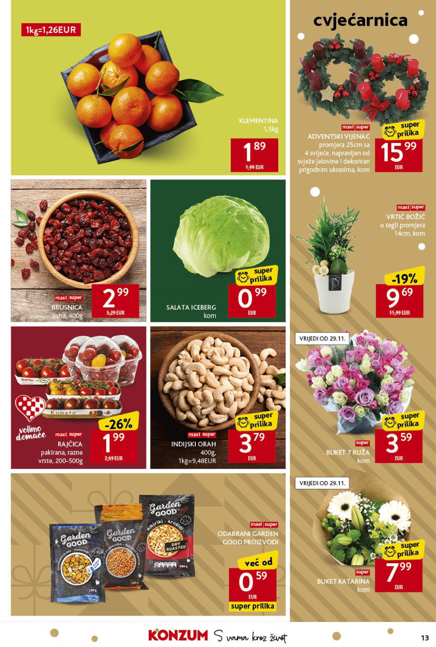 konzum - Konzum katalog vrijedi od 28.11. do 04.12. - page: 13