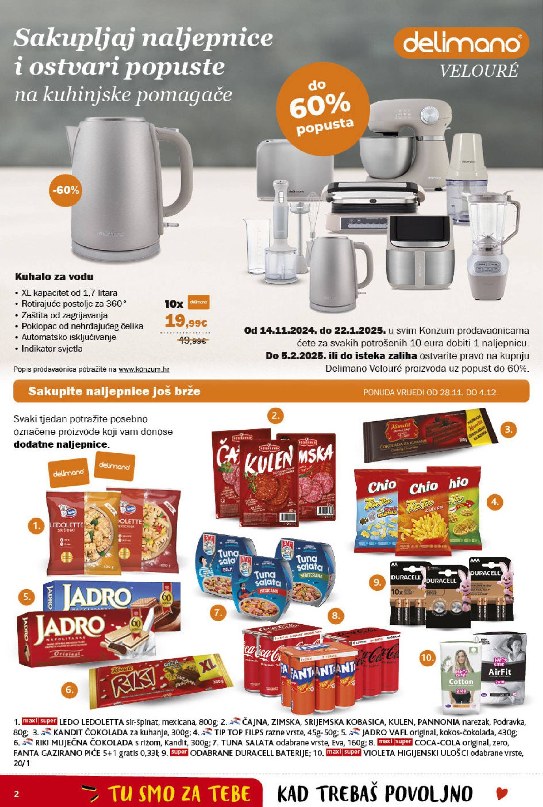 konzum - Konzum katalog vrijedi od 28.11. do 04.12. - page: 2