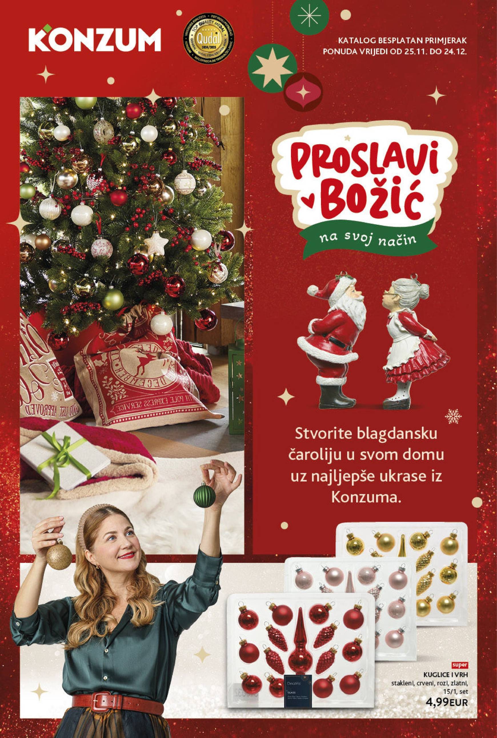 konzum - Konzum - Božić katalog vrijedi od 25.11. do 24.12.