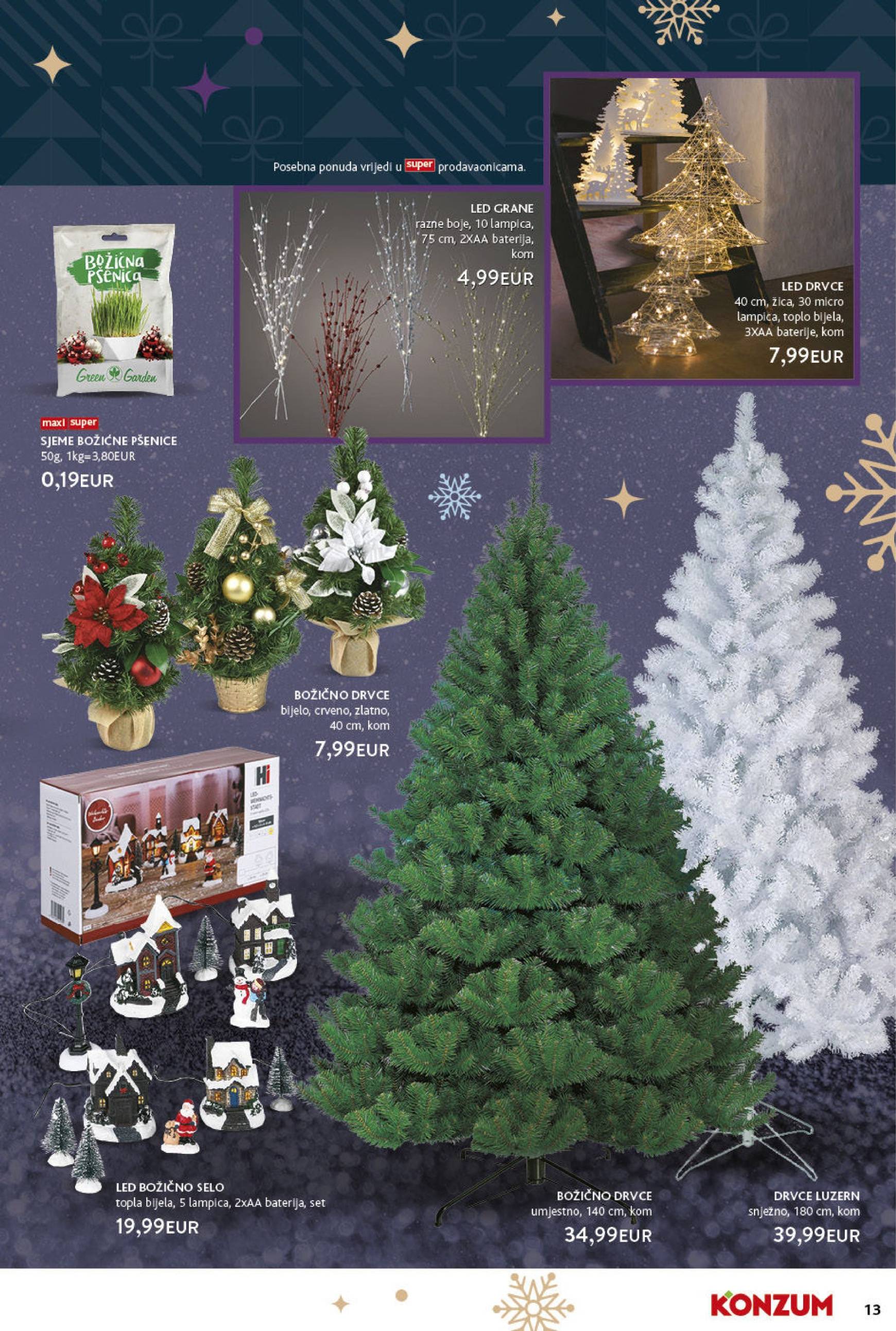 konzum - Konzum - Božić katalog vrijedi od 25.11. do 24.12. - page: 13