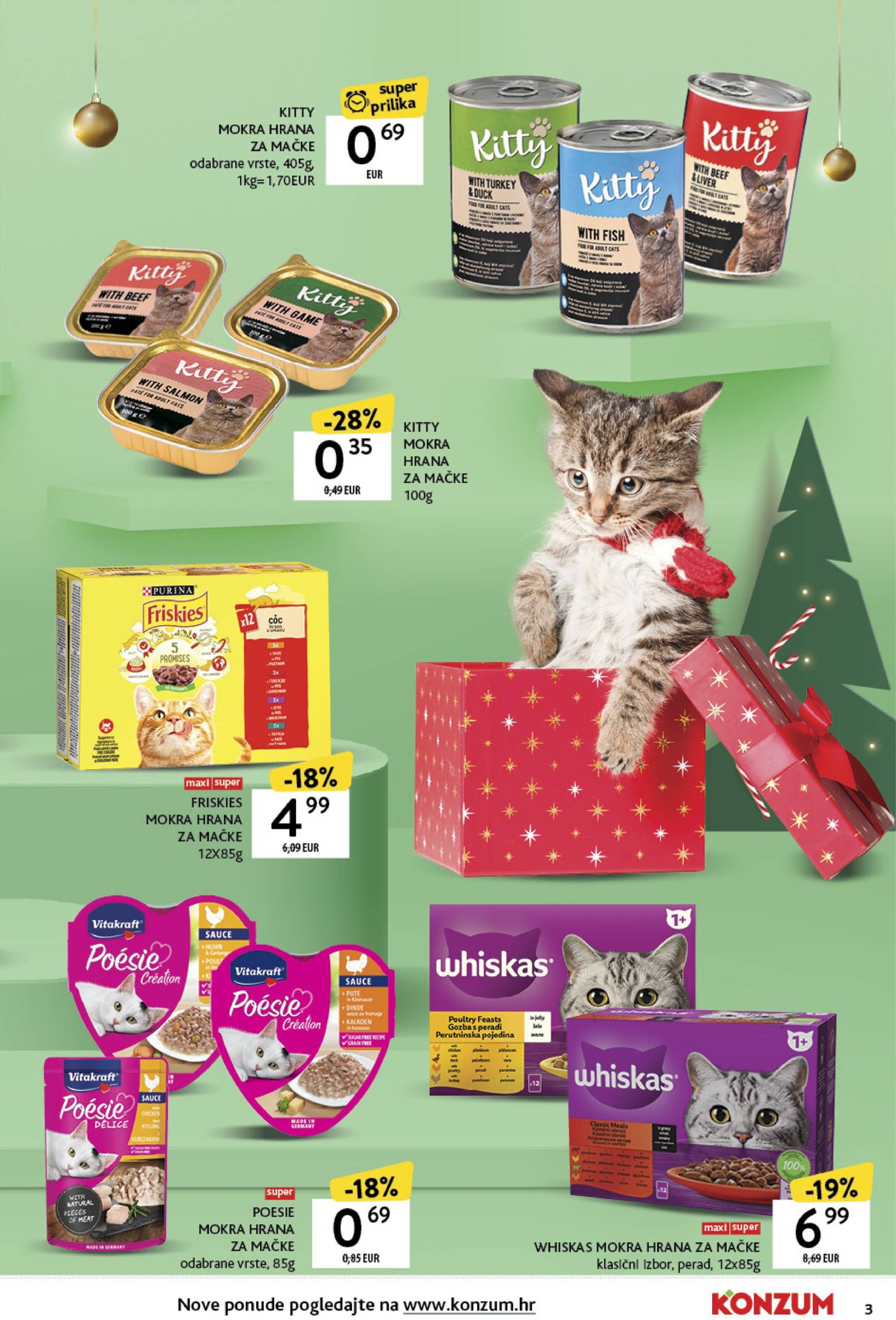 konzum - Konzum - Katalog ljubimci katalog vrijedi od 02.12. do 15.12. - page: 3