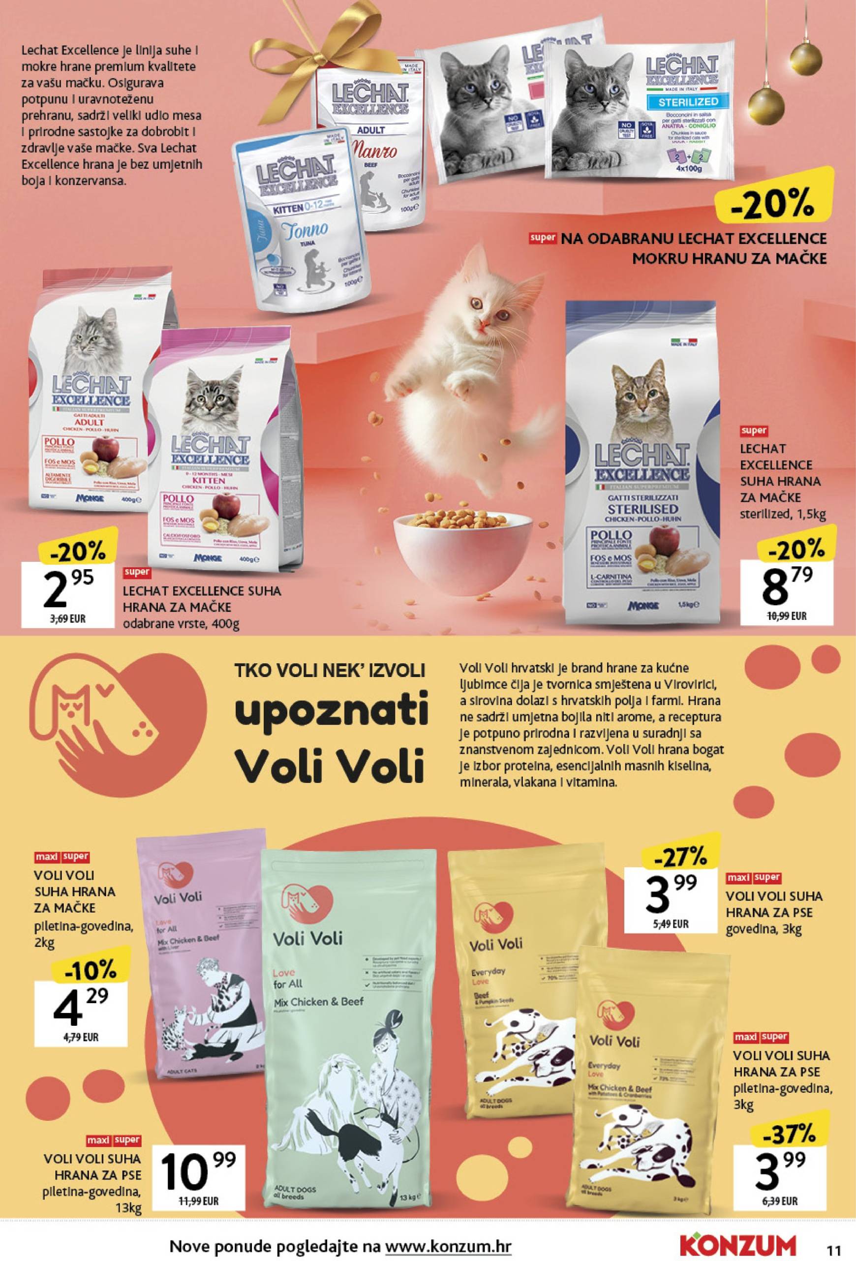 konzum - Konzum - Katalog ljubimci katalog vrijedi od 02.12. do 15.12. - page: 11