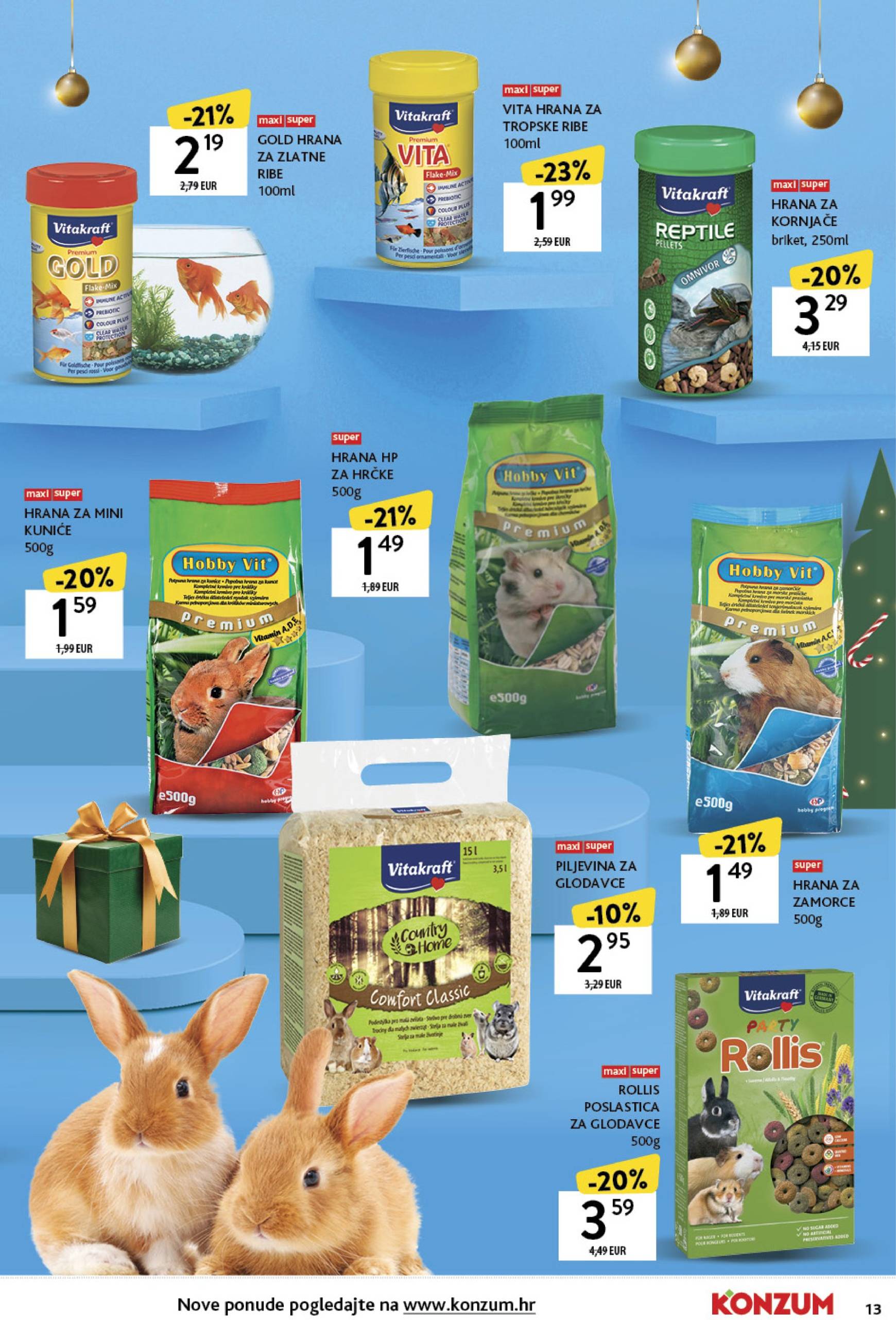 konzum - Konzum - Katalog ljubimci katalog vrijedi od 02.12. do 15.12. - page: 13