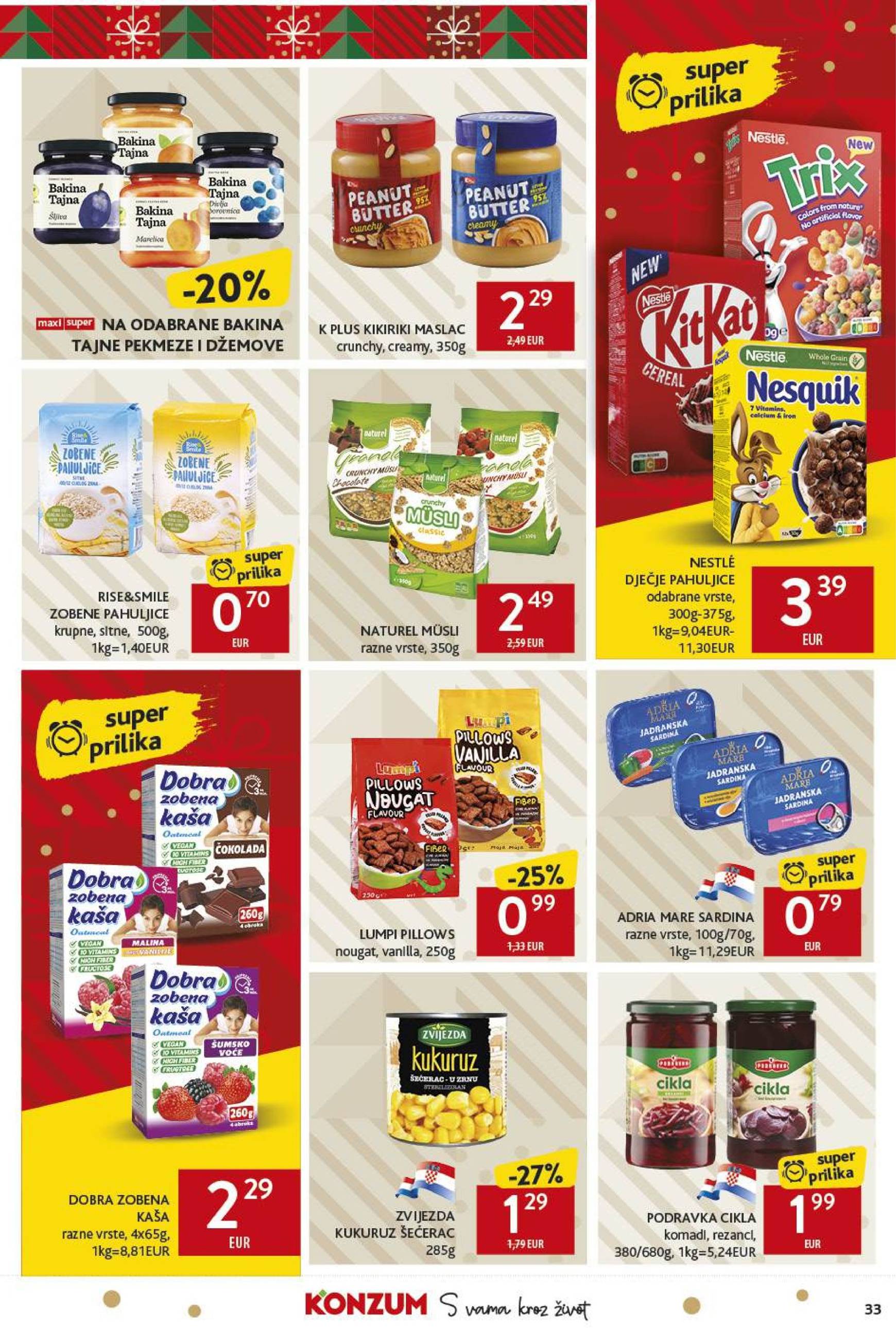 konzum - Konzum katalog vrijedi od 05.12. do 11.12. - page: 33