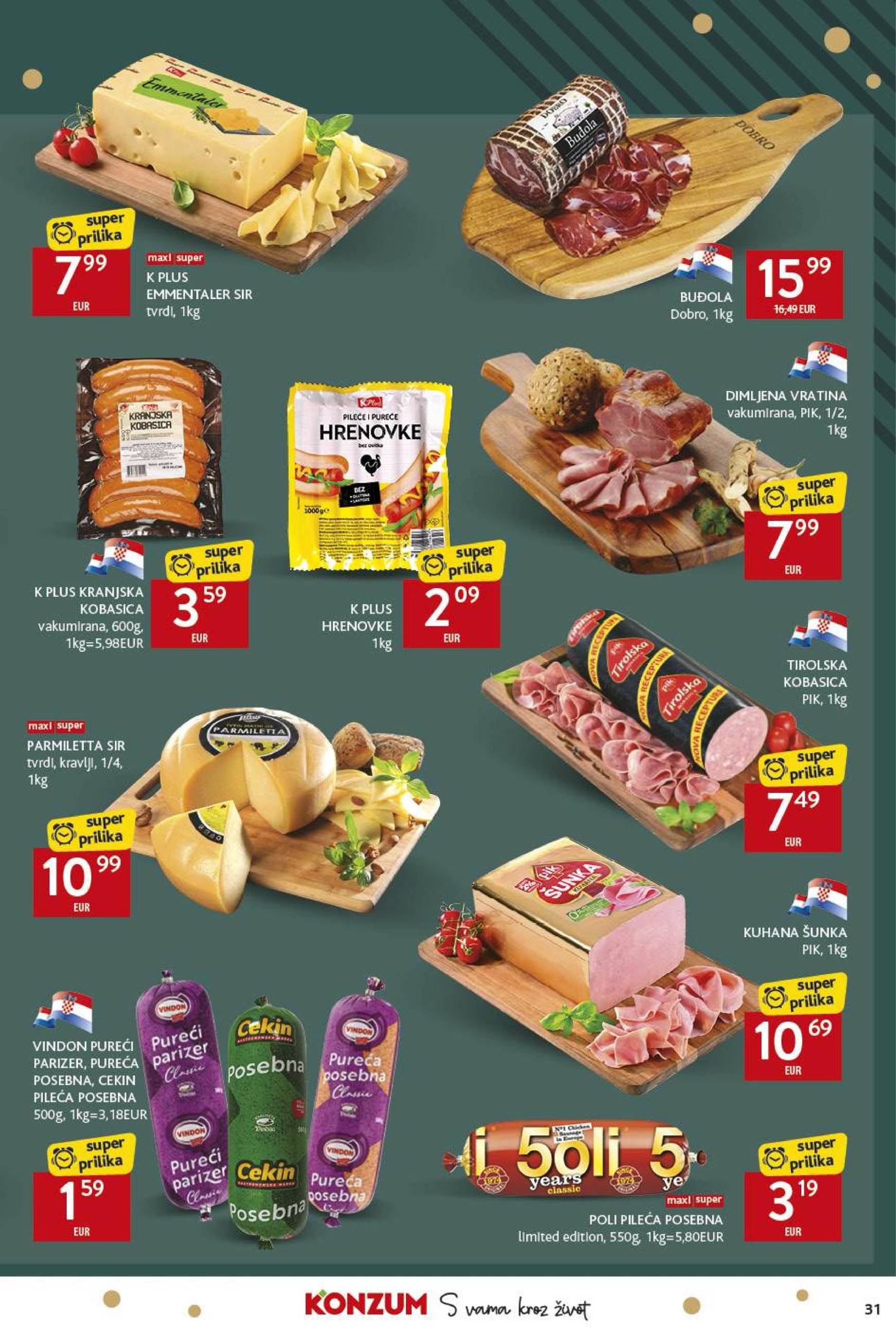 konzum - Konzum katalog vrijedi od 05.12. do 11.12. - page: 31