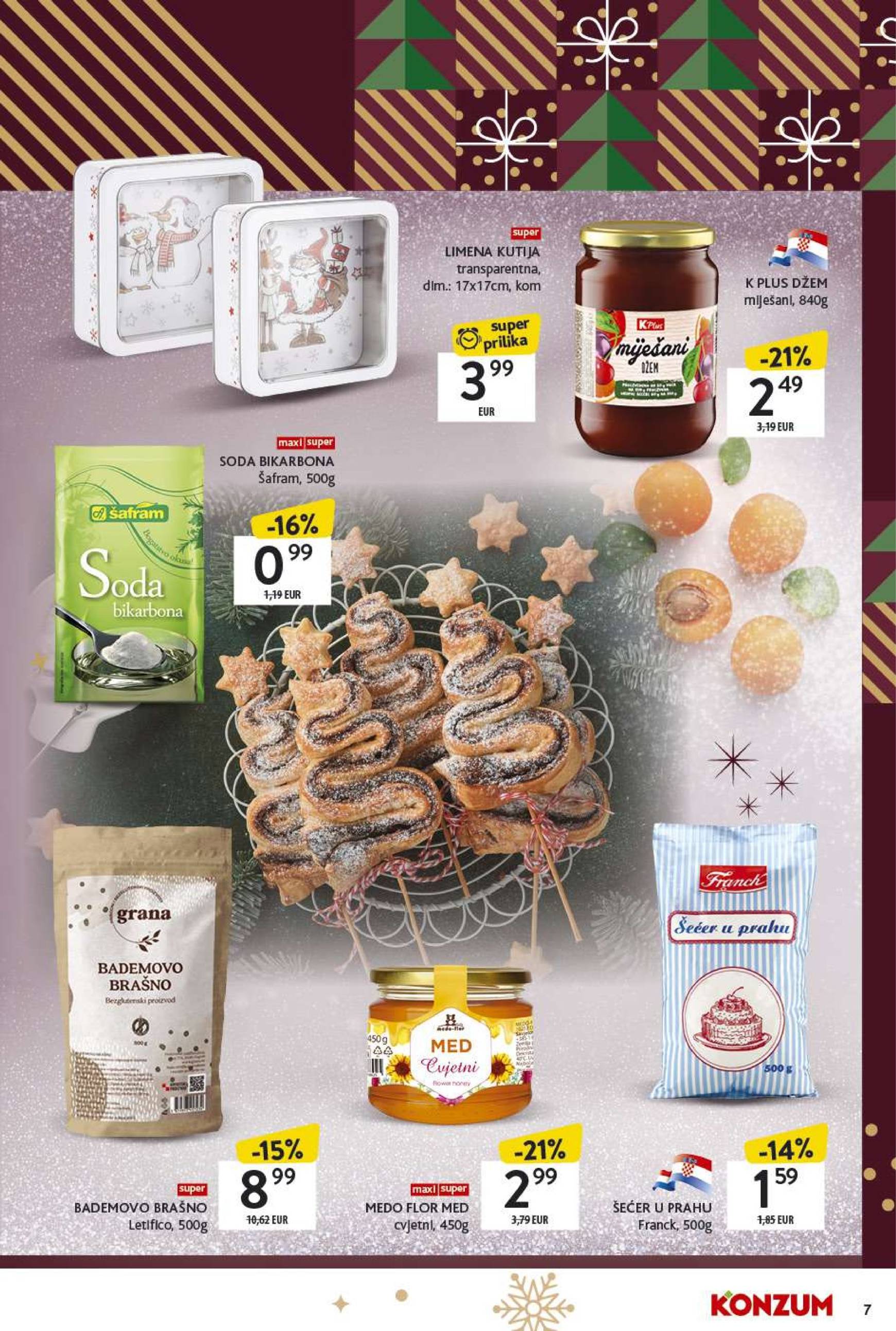 konzum - Konzum - Katalog Kolači katalog vrijedi od 02.12. do 24.12. - page: 7