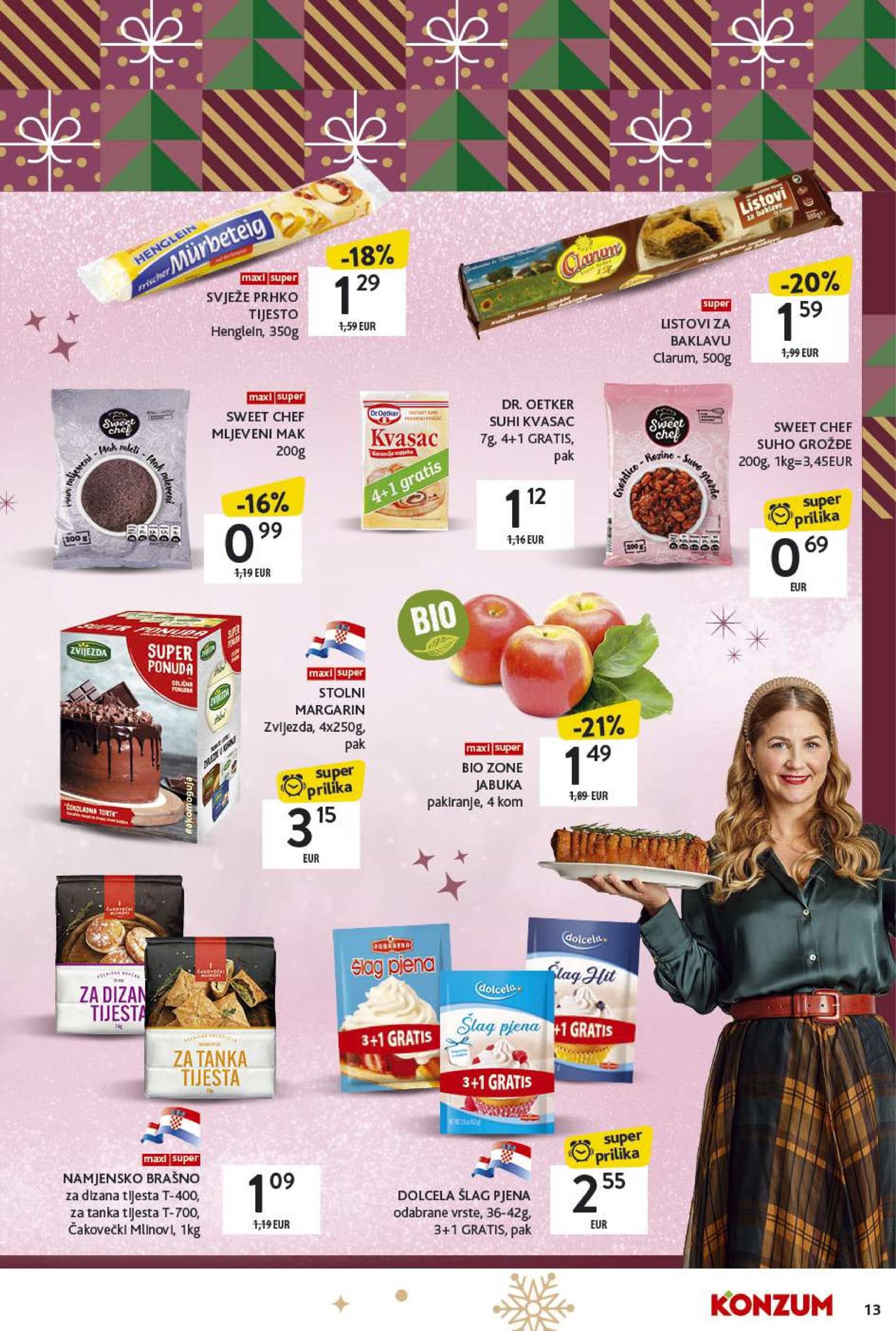 konzum - Konzum - Katalog Kolači katalog vrijedi od 02.12. do 24.12. - page: 13