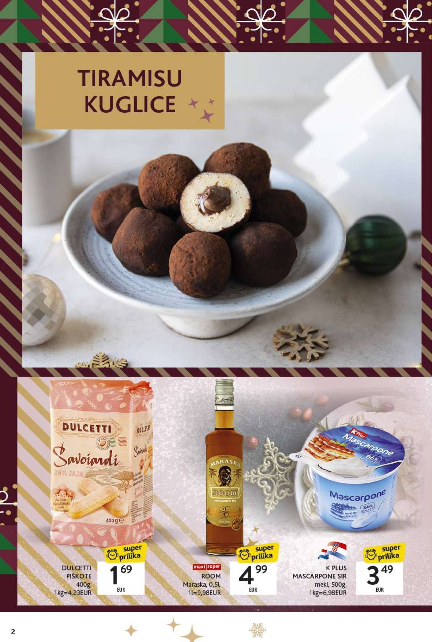 konzum - Konzum - Katalog Kolači katalog vrijedi od 02.12. do 24.12. - page: 2