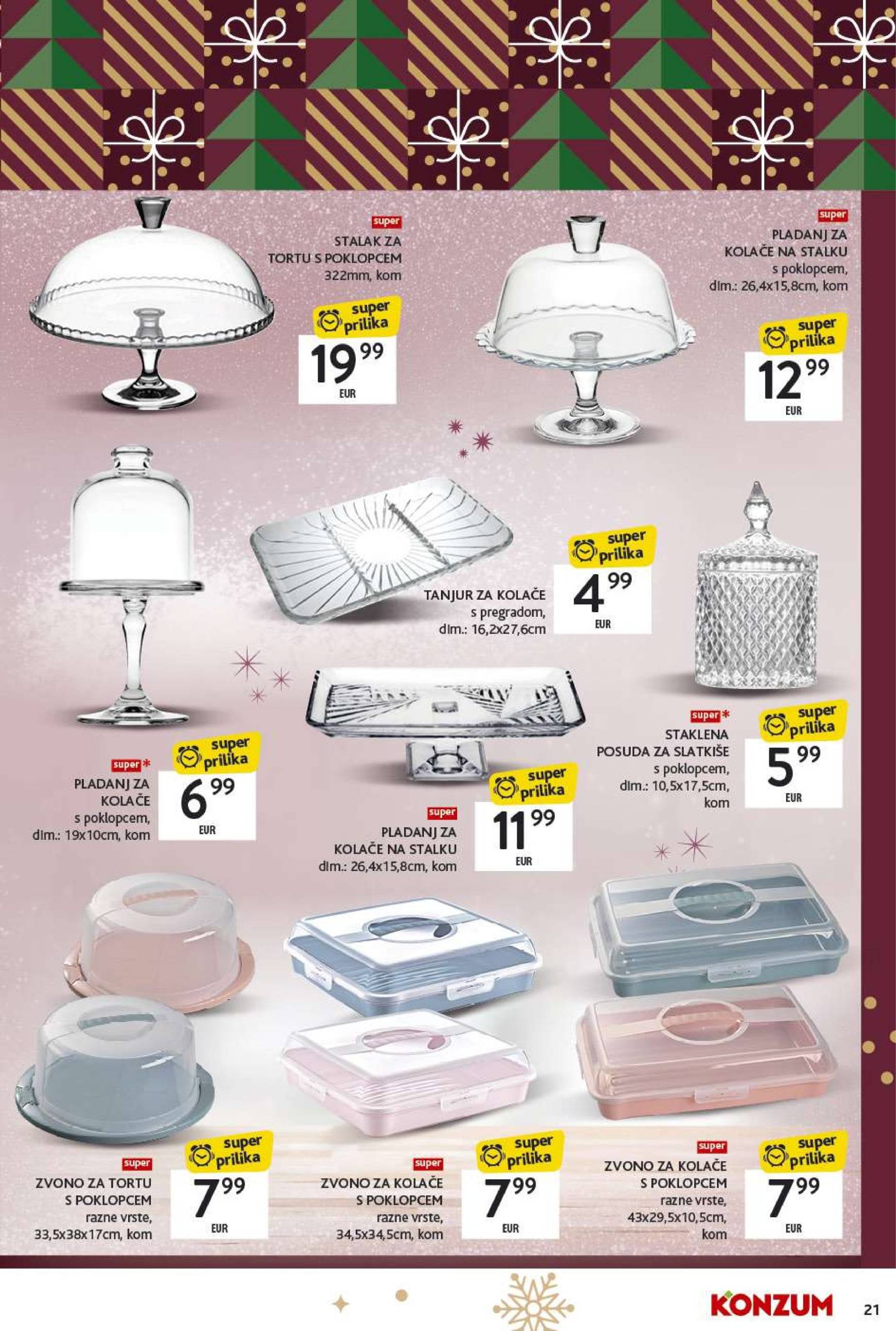 konzum - Konzum - Katalog Kolači katalog vrijedi od 02.12. do 24.12. - page: 21