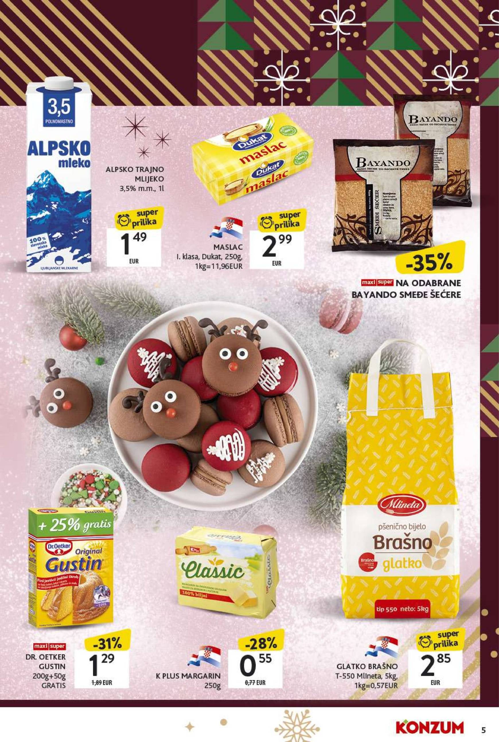 konzum - Konzum - Katalog Kolači katalog vrijedi od 02.12. do 24.12. - page: 5