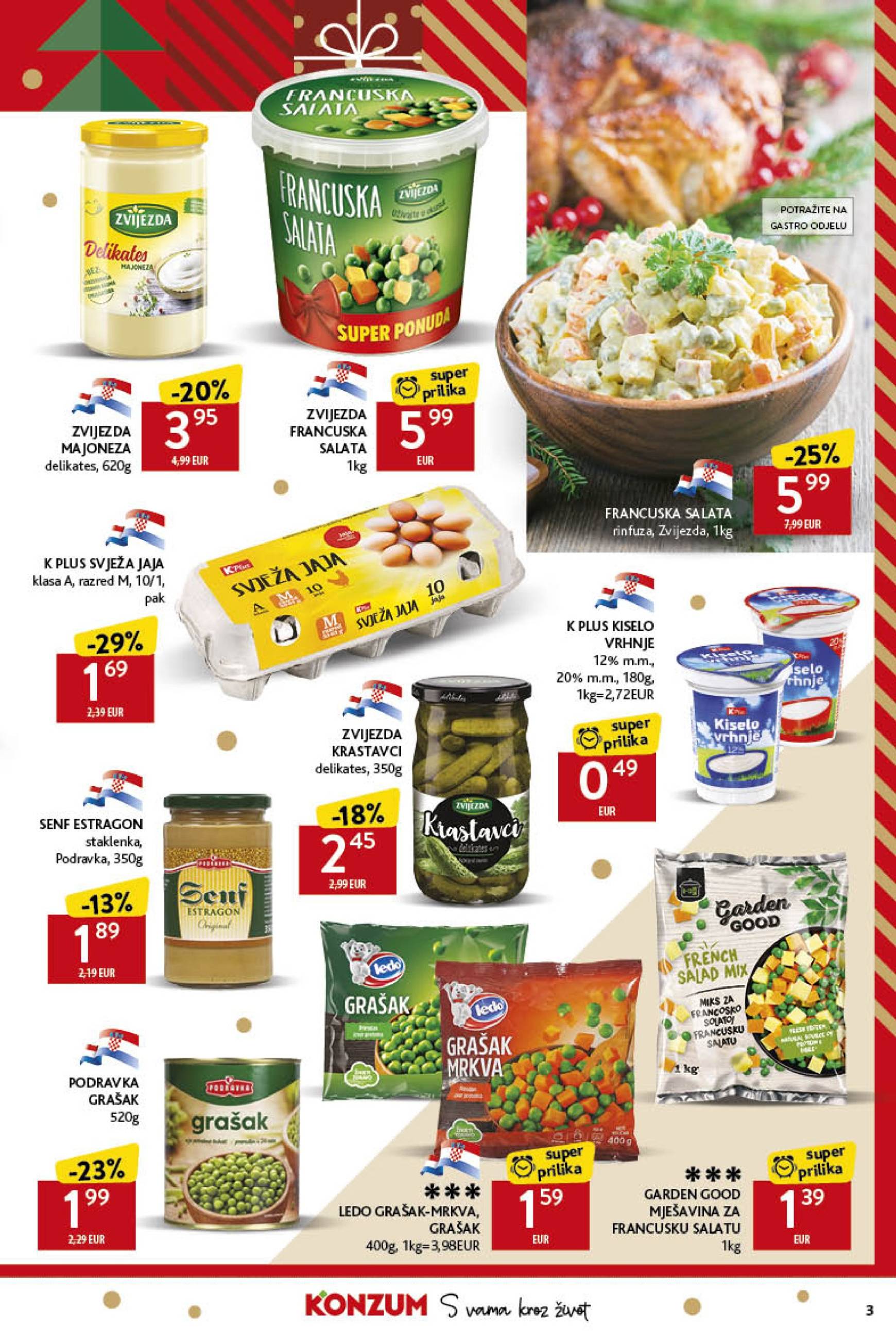 konzum - Konzum katalog vrijedi od 12.12. do 24.12. - page: 3