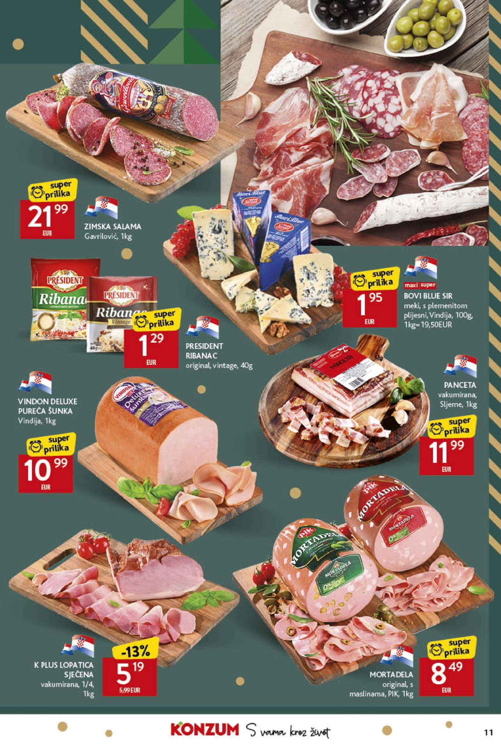 konzum - Konzum katalog vrijedi od 12.12. do 24.12. - page: 11