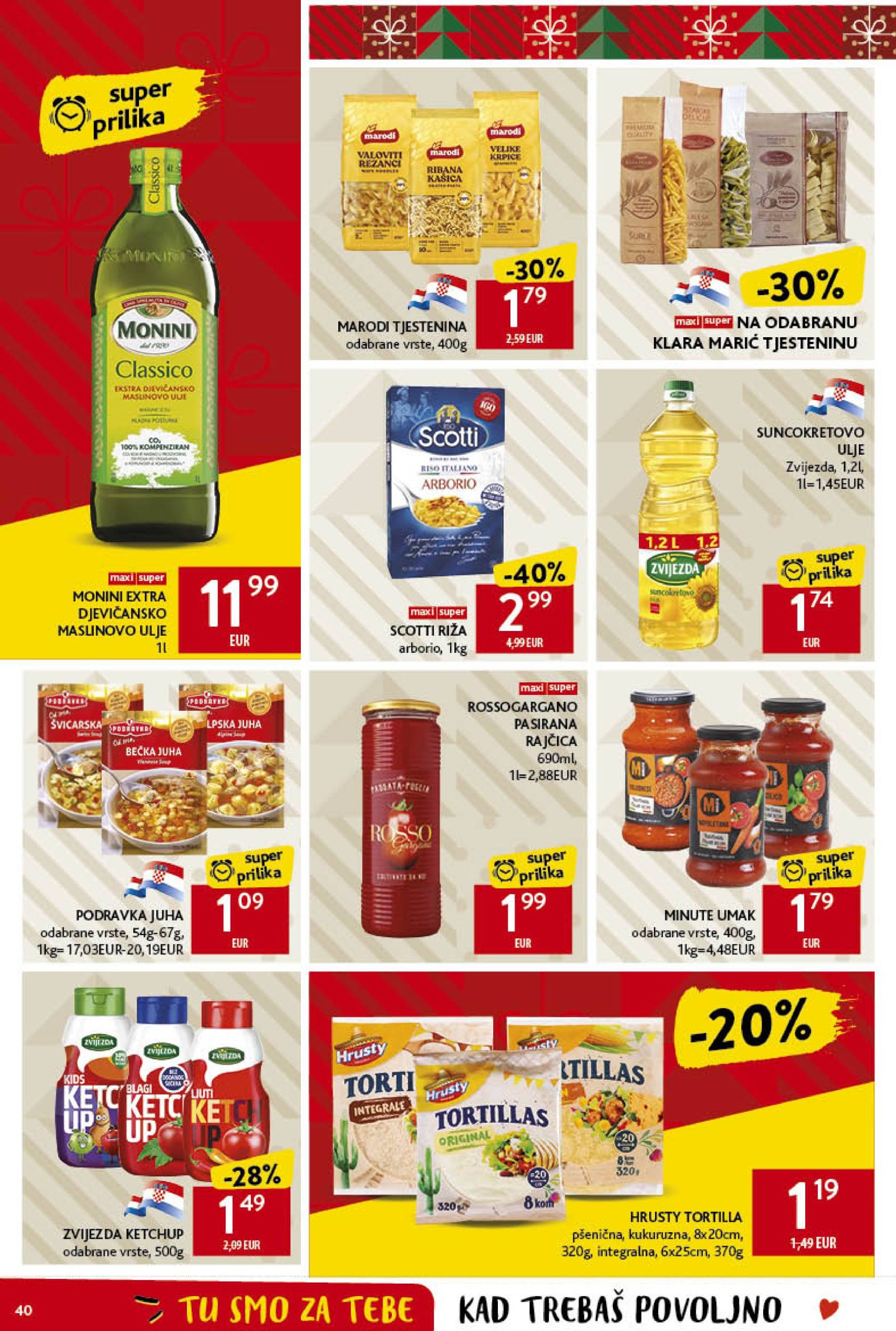 konzum - Konzum katalog vrijedi od 12.12. do 24.12. - page: 40