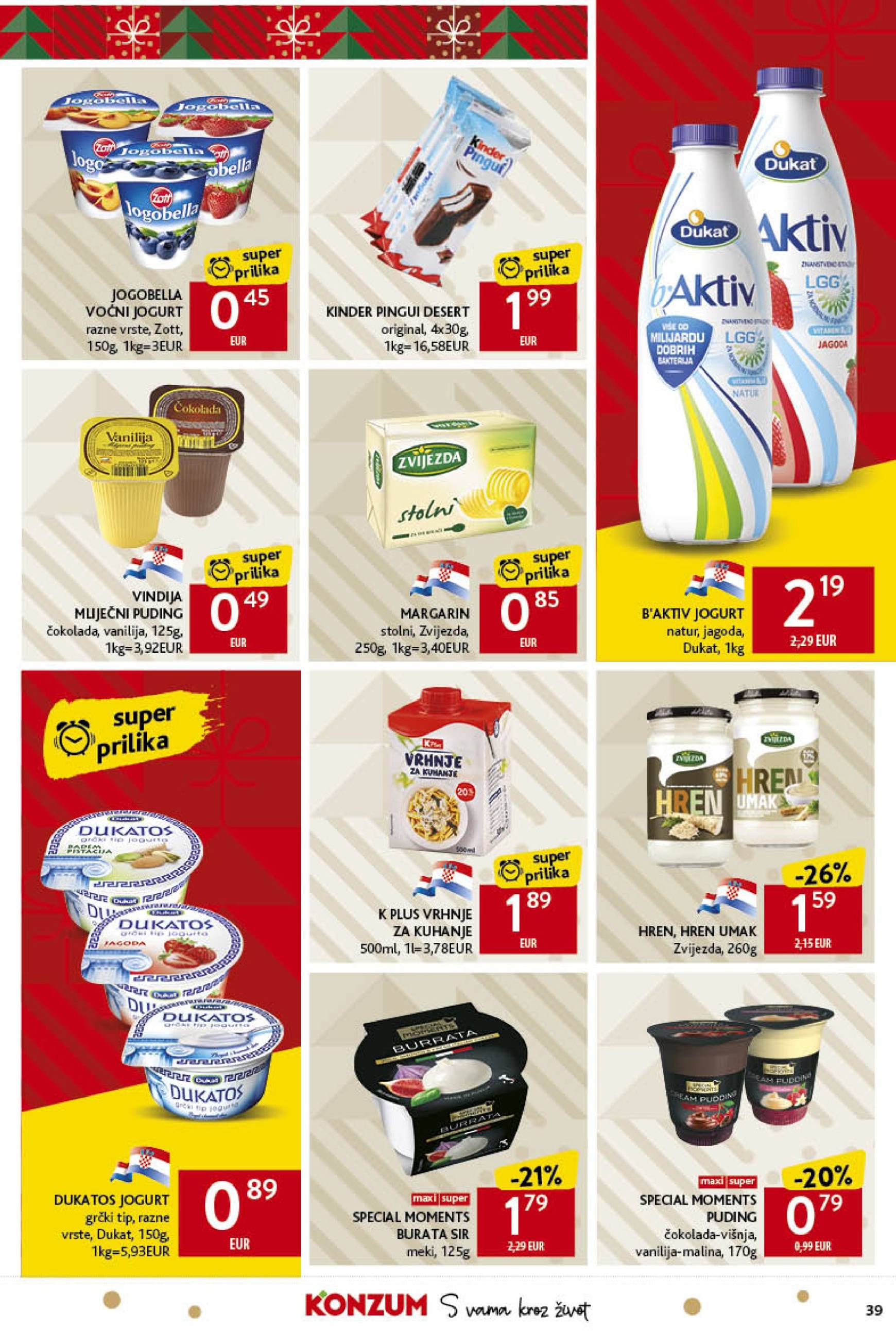 konzum - Konzum katalog vrijedi od 12.12. do 24.12. - page: 39