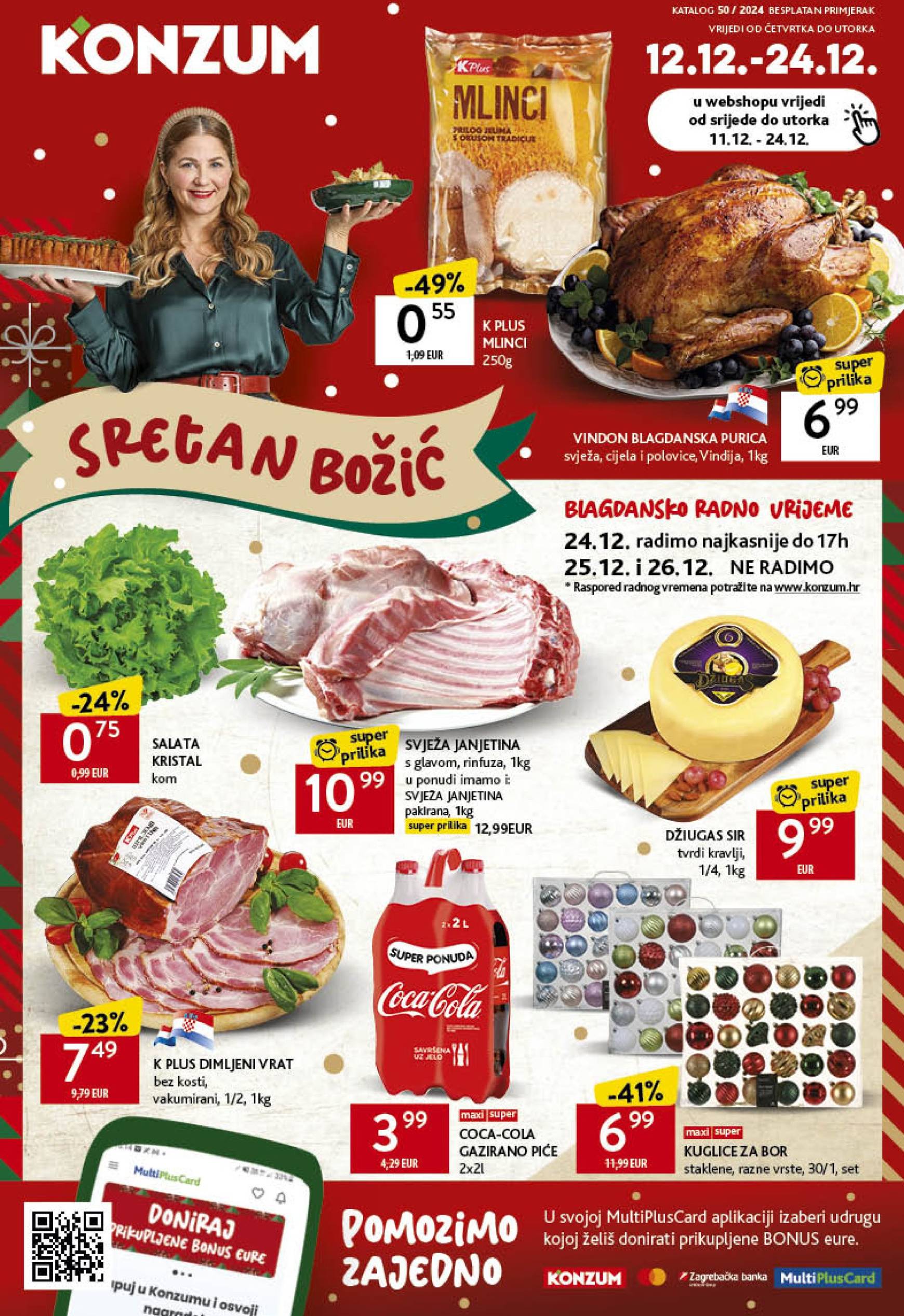 konzum - Konzum katalog vrijedi od 12.12. do 24.12.