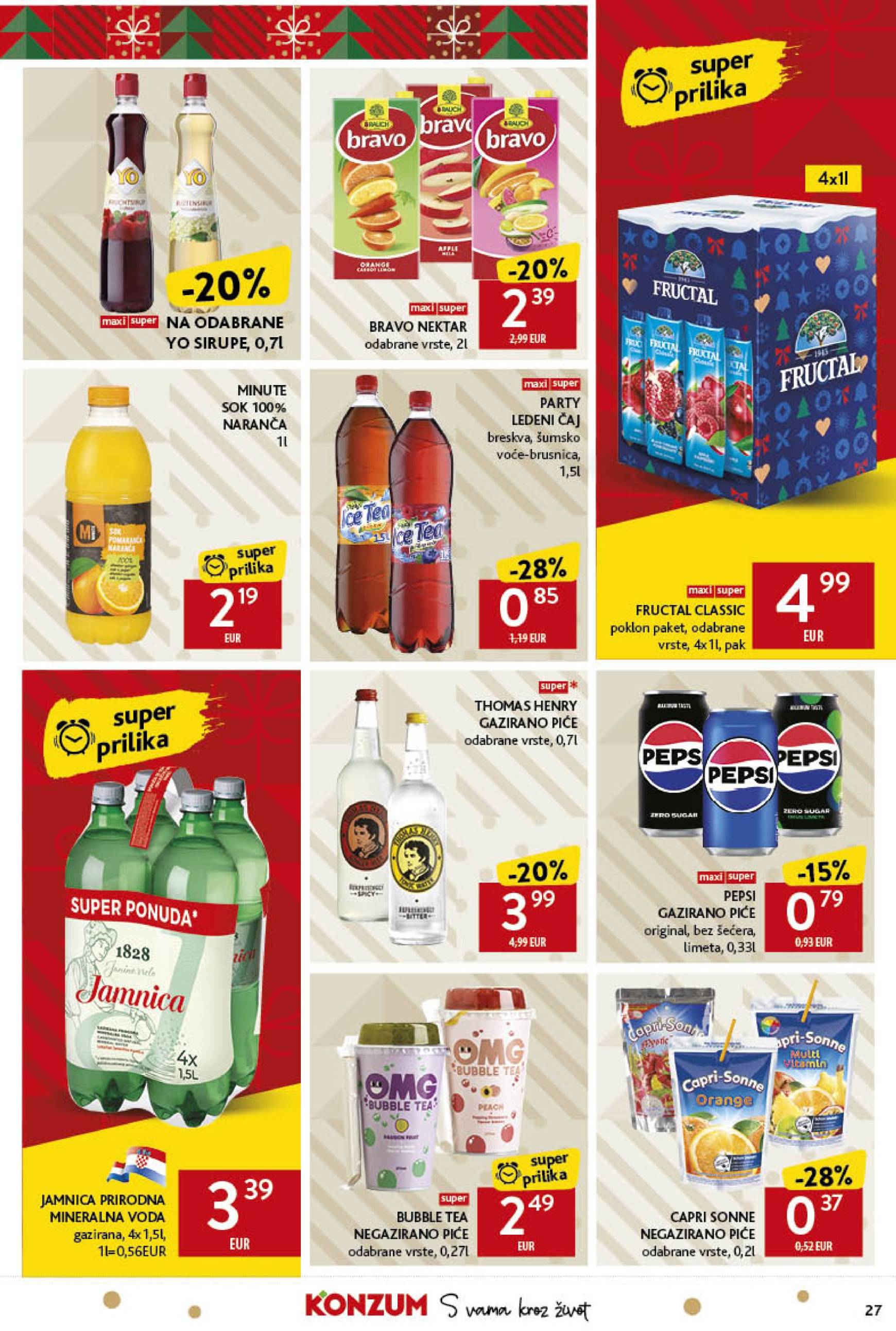 konzum - Konzum katalog vrijedi od 12.12. do 24.12. - page: 27