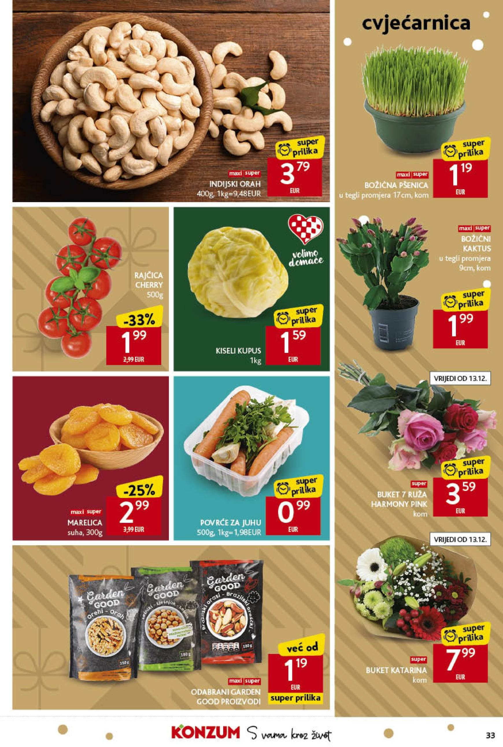 konzum - Konzum katalog vrijedi od 12.12. do 24.12. - page: 33